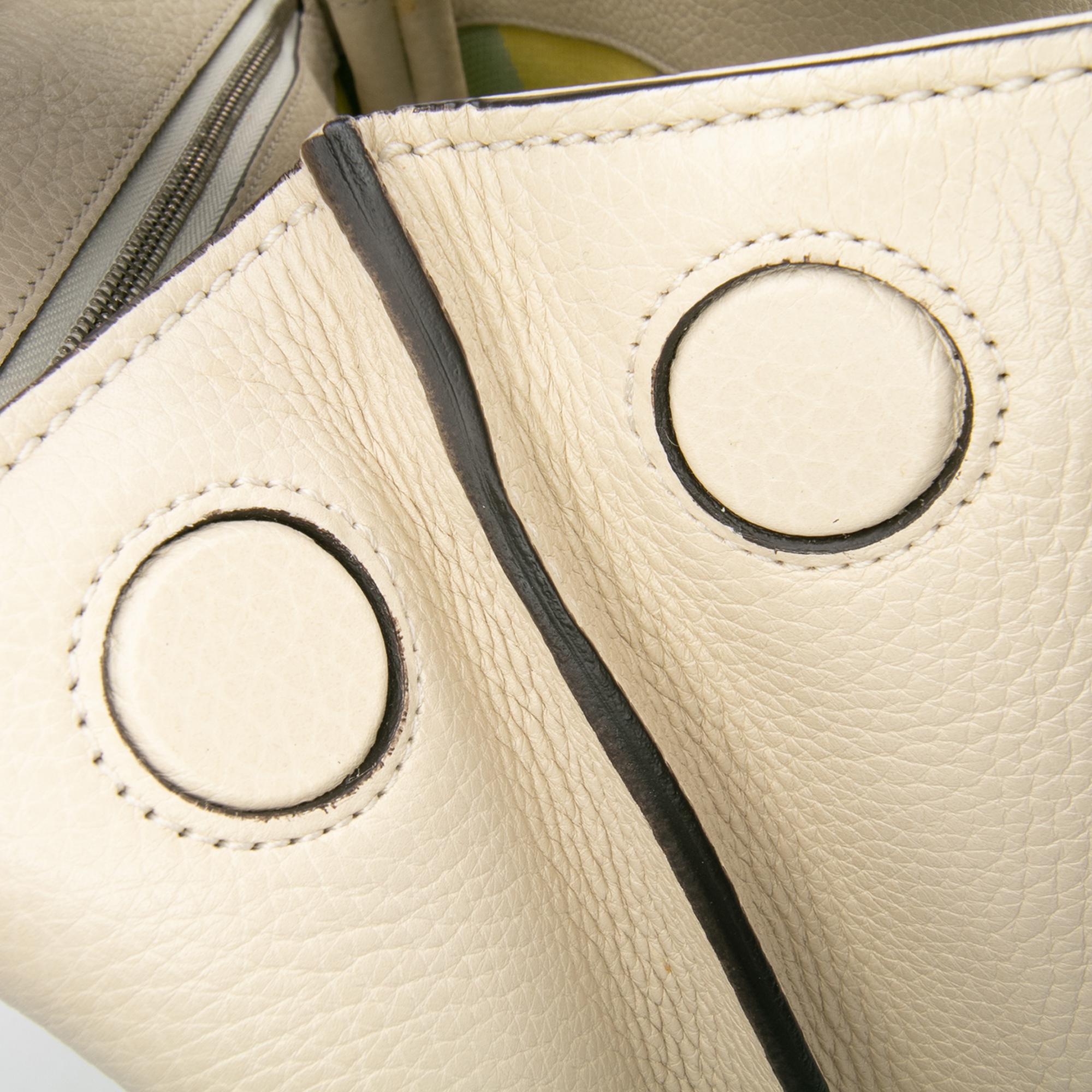 Gucci Small Leather Bamboo Daily Satchel