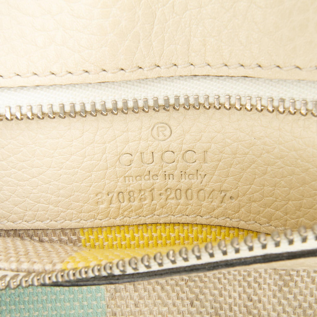 Gucci Small Leather Bamboo Daily Satchel