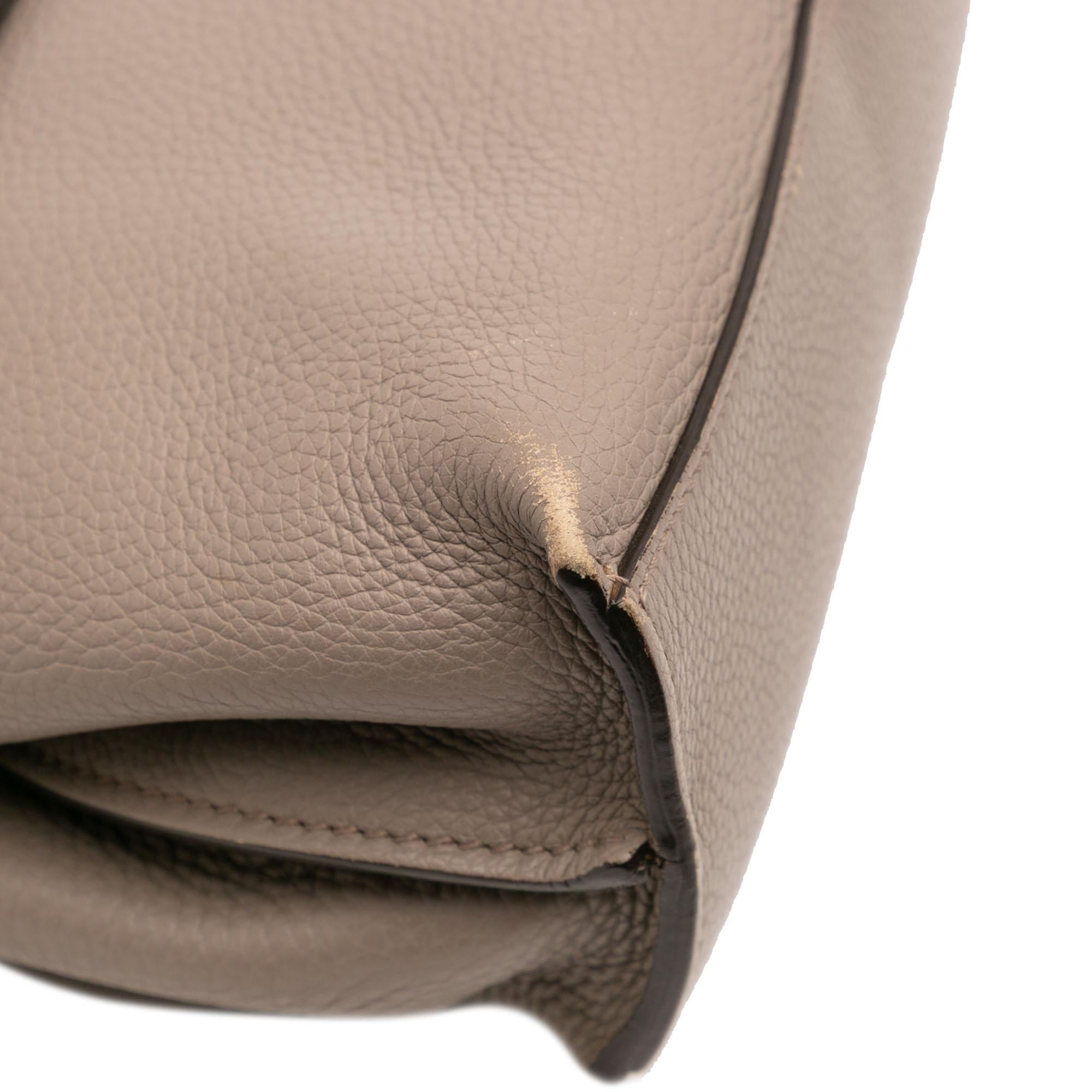 Gucci Small Leather Bamboo Daily Satchel