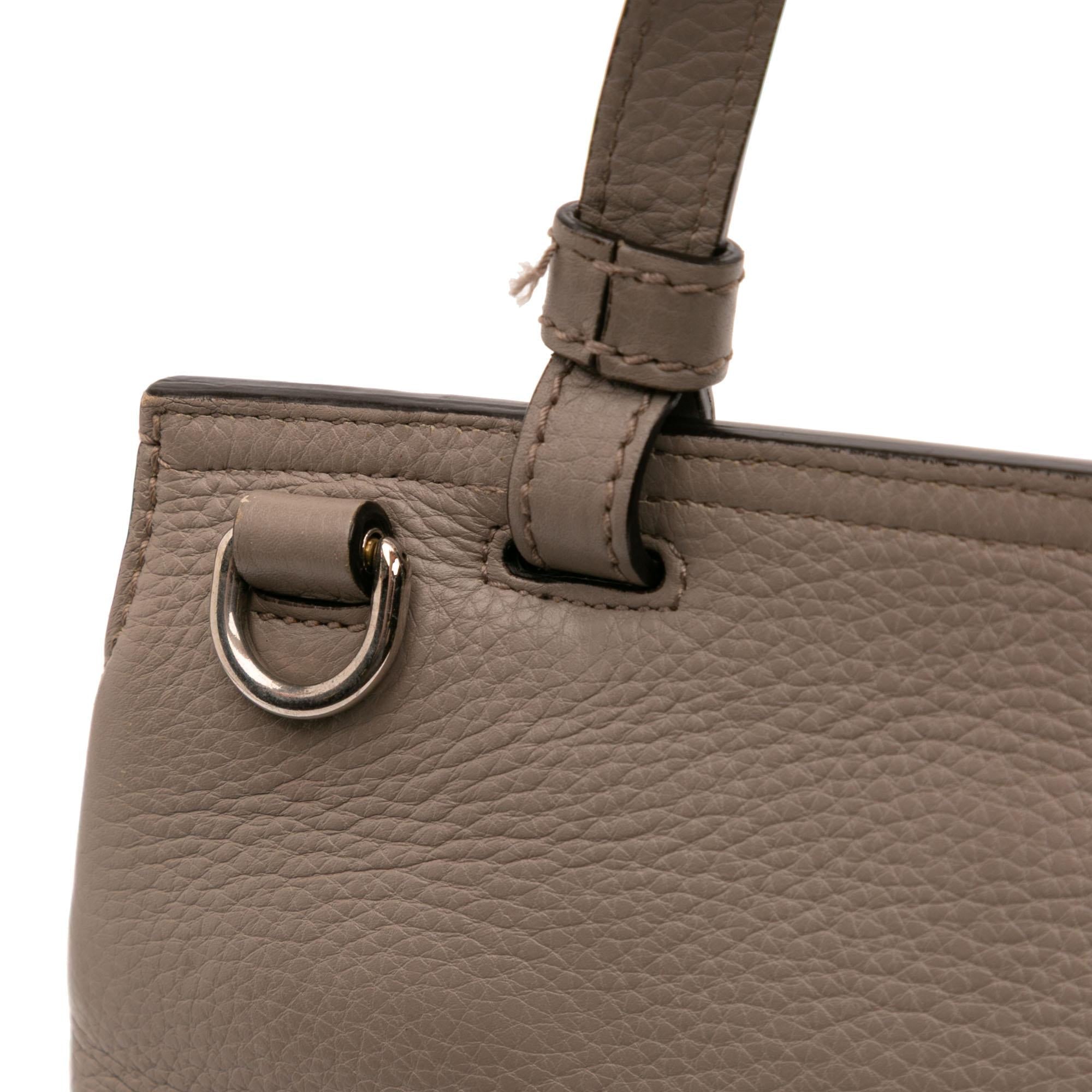 Gucci Small Leather Bamboo Daily Satchel