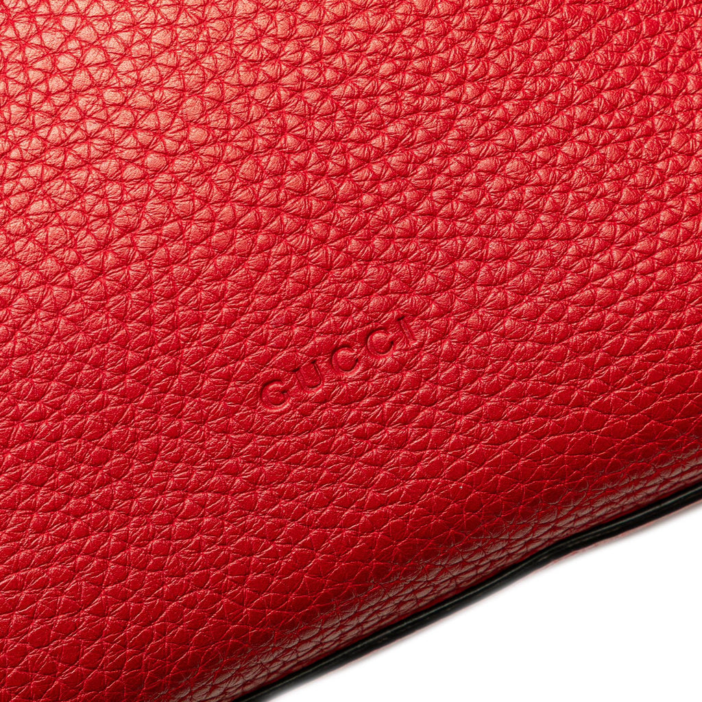 Gucci Small Leather Bamboo Daily Satchel