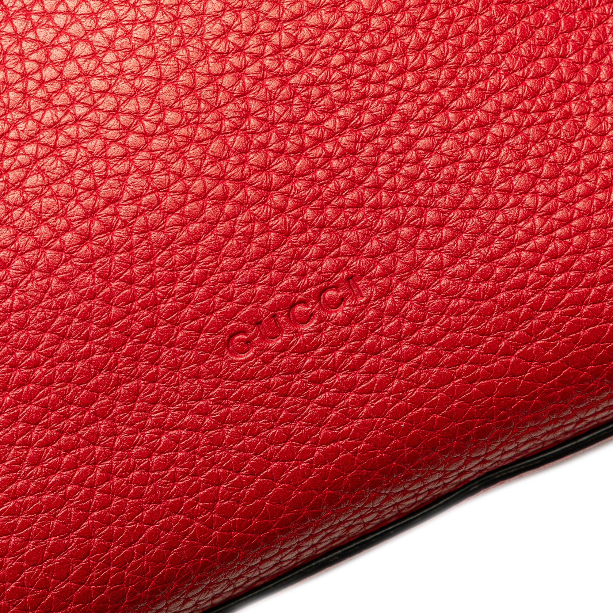 Gucci Small Leather Bamboo Daily Satchel