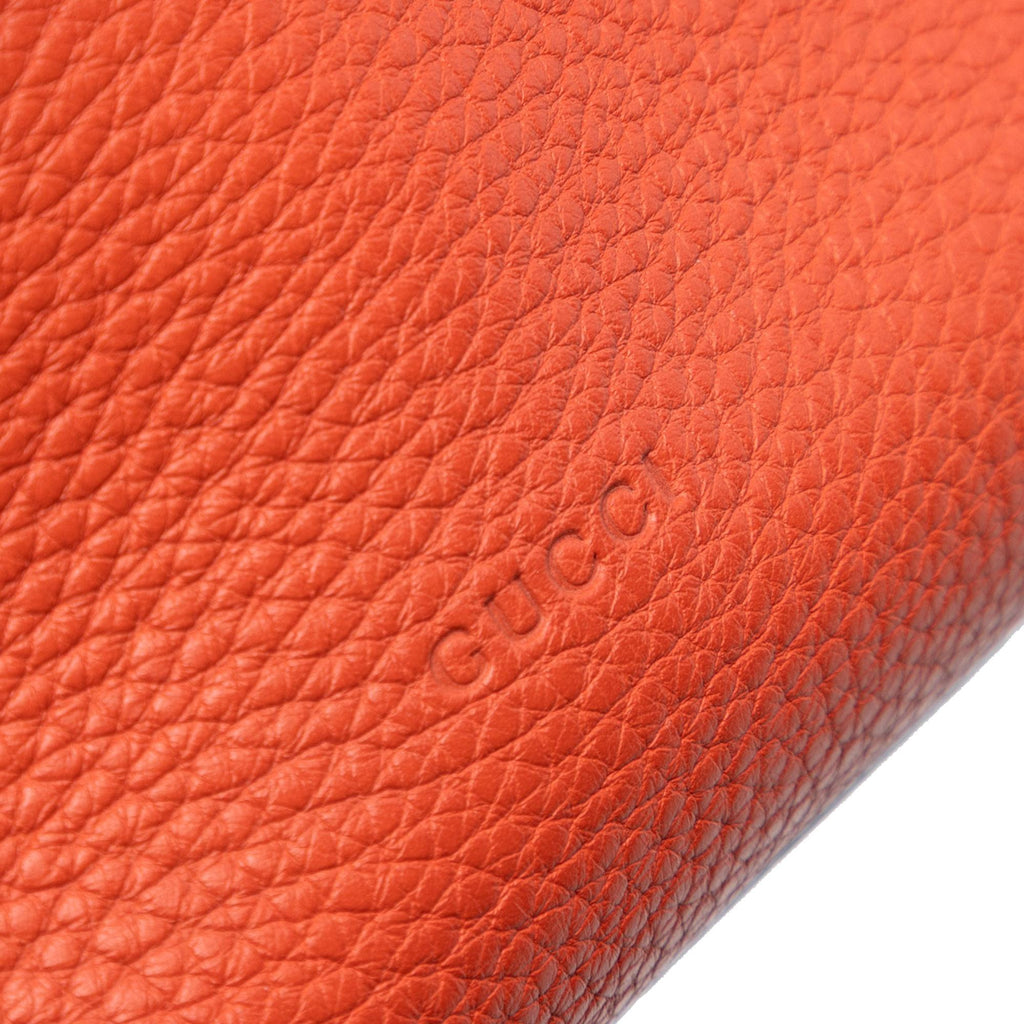 Gucci Small Leather Bamboo Daily Satchel