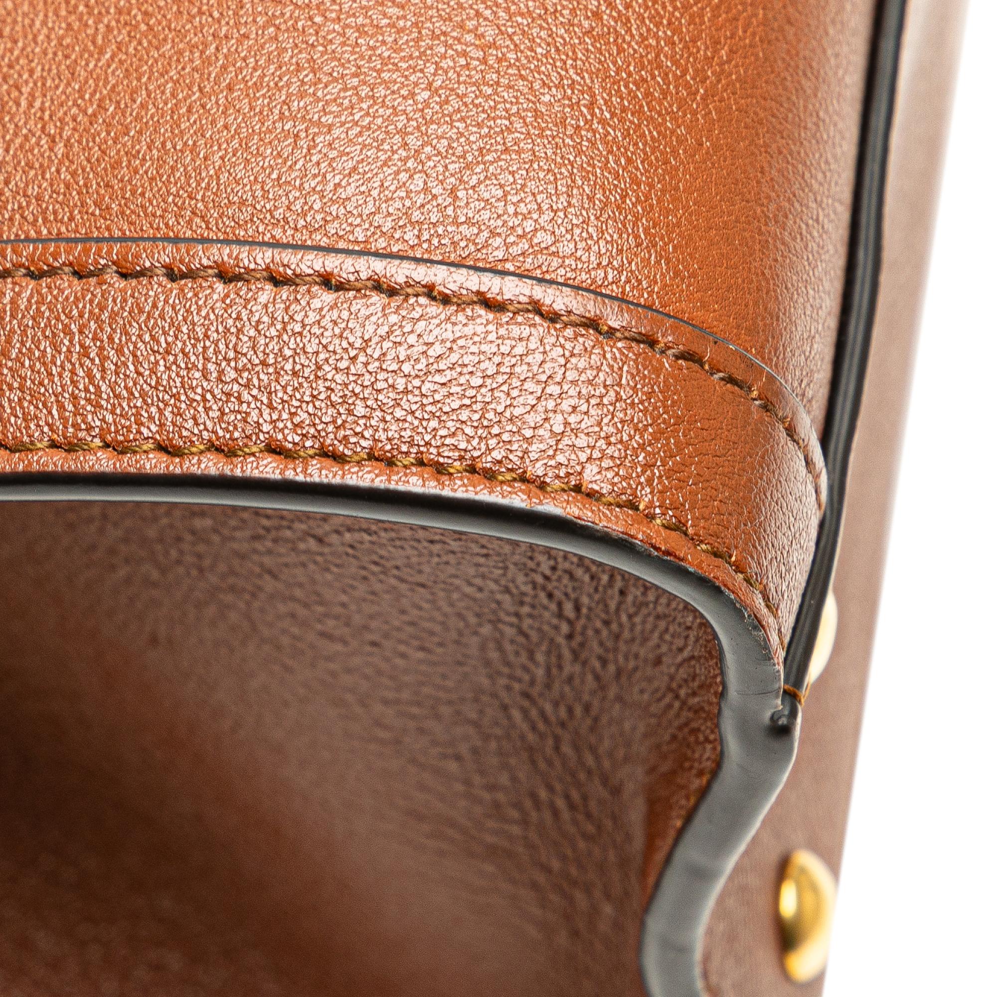 Gucci Small Leather Bamboo Diana Satchel