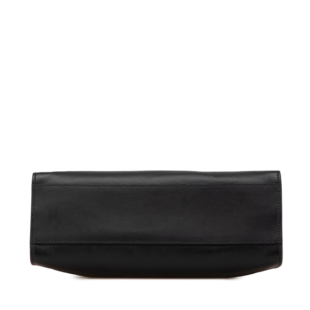 Gucci Small Leather Bamboo Nymphaea Satchel