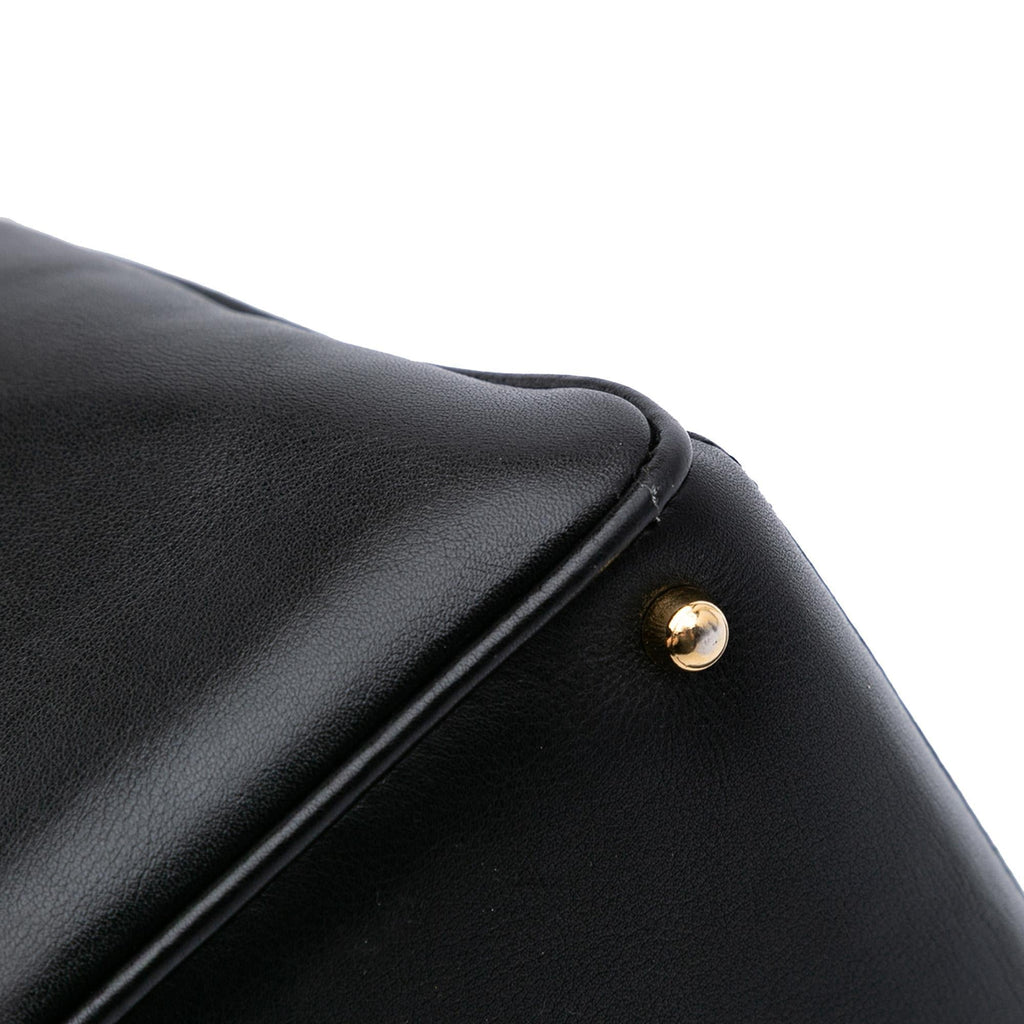 Gucci Small Leather Bamboo Satchel