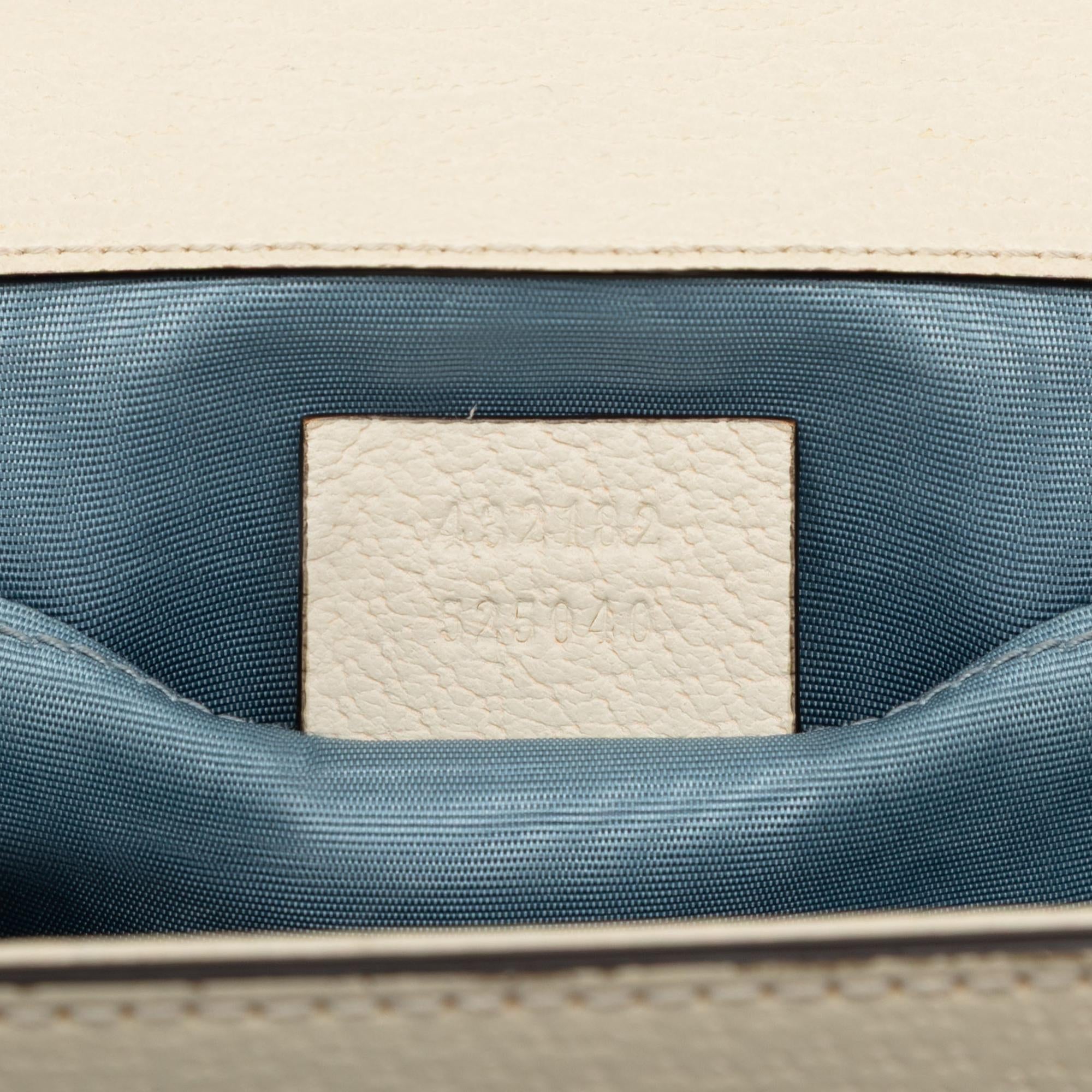 Gucci Small Leather Bee Star Padlock Crossbody