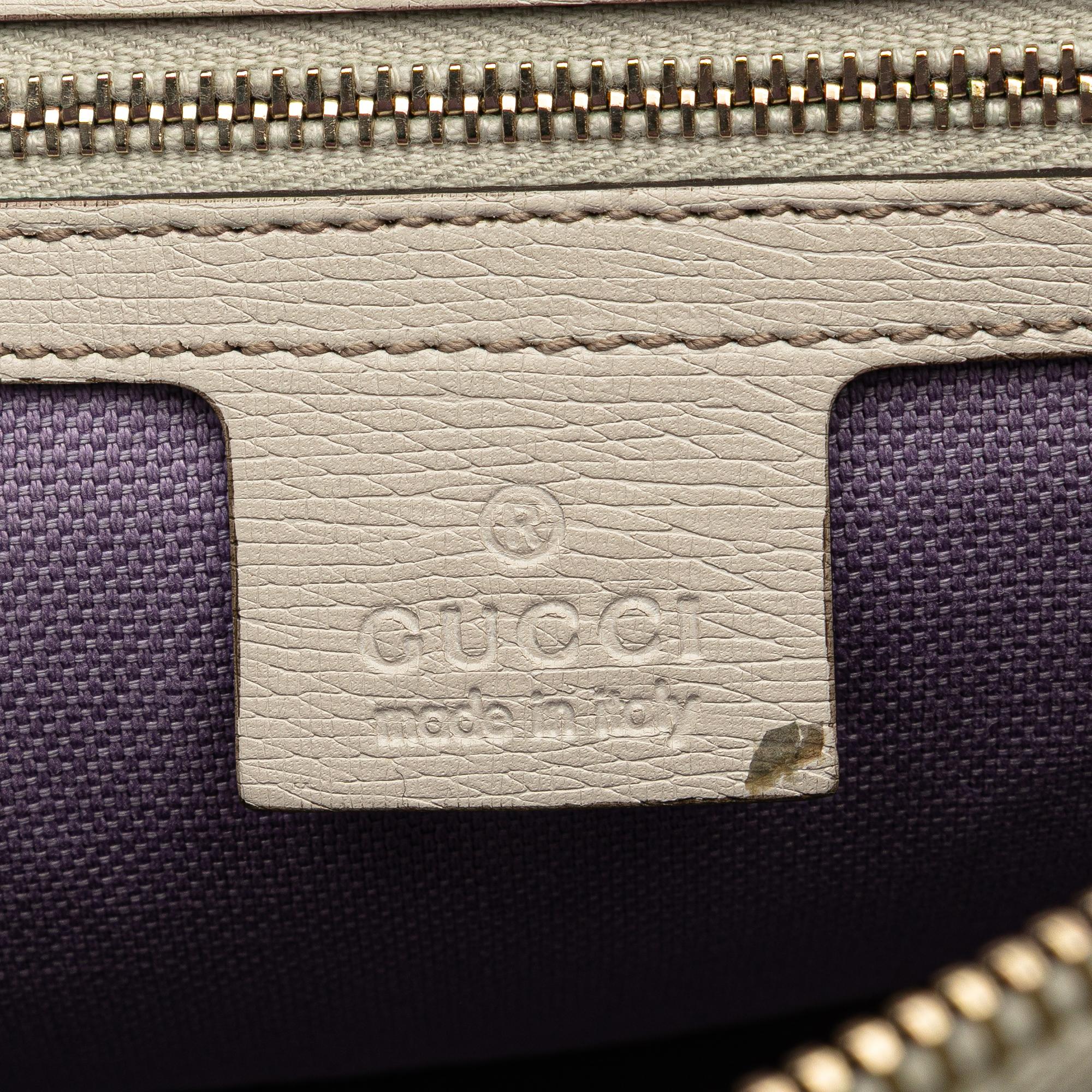 Gucci Small Leather Flora Nice Dome Satchel