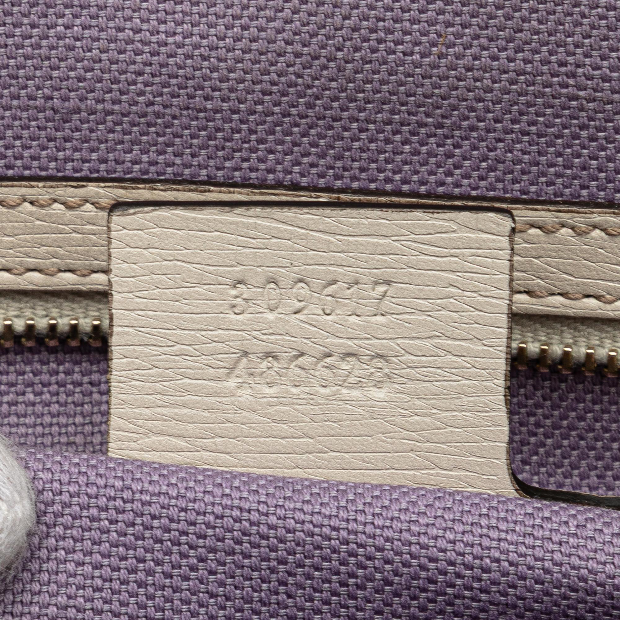 Gucci Small Leather Flora Nice Dome Satchel