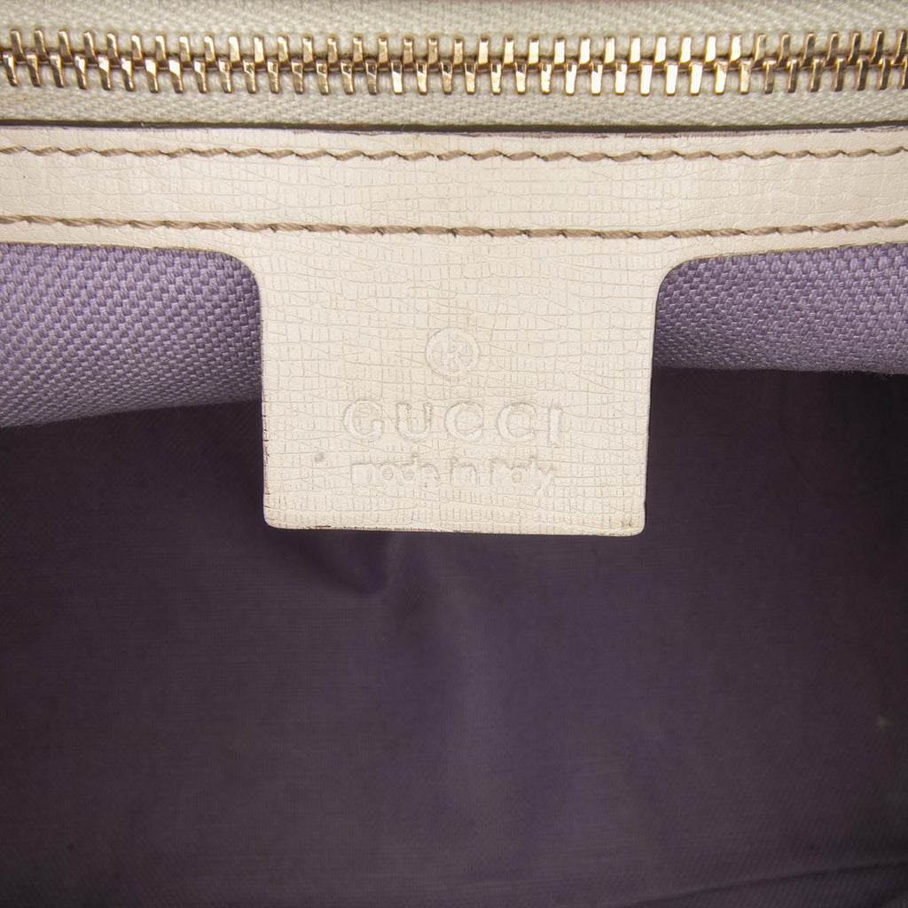 Gucci Small Leather Flora Nice Dome Satchel