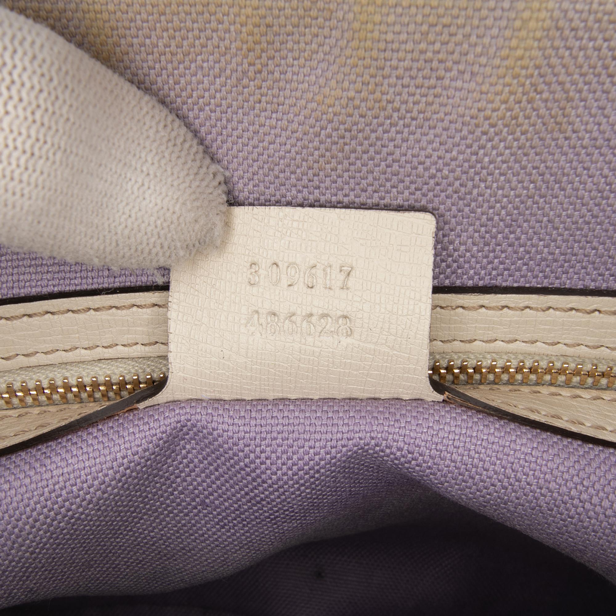 Gucci Small Leather Flora Nice Dome Satchel