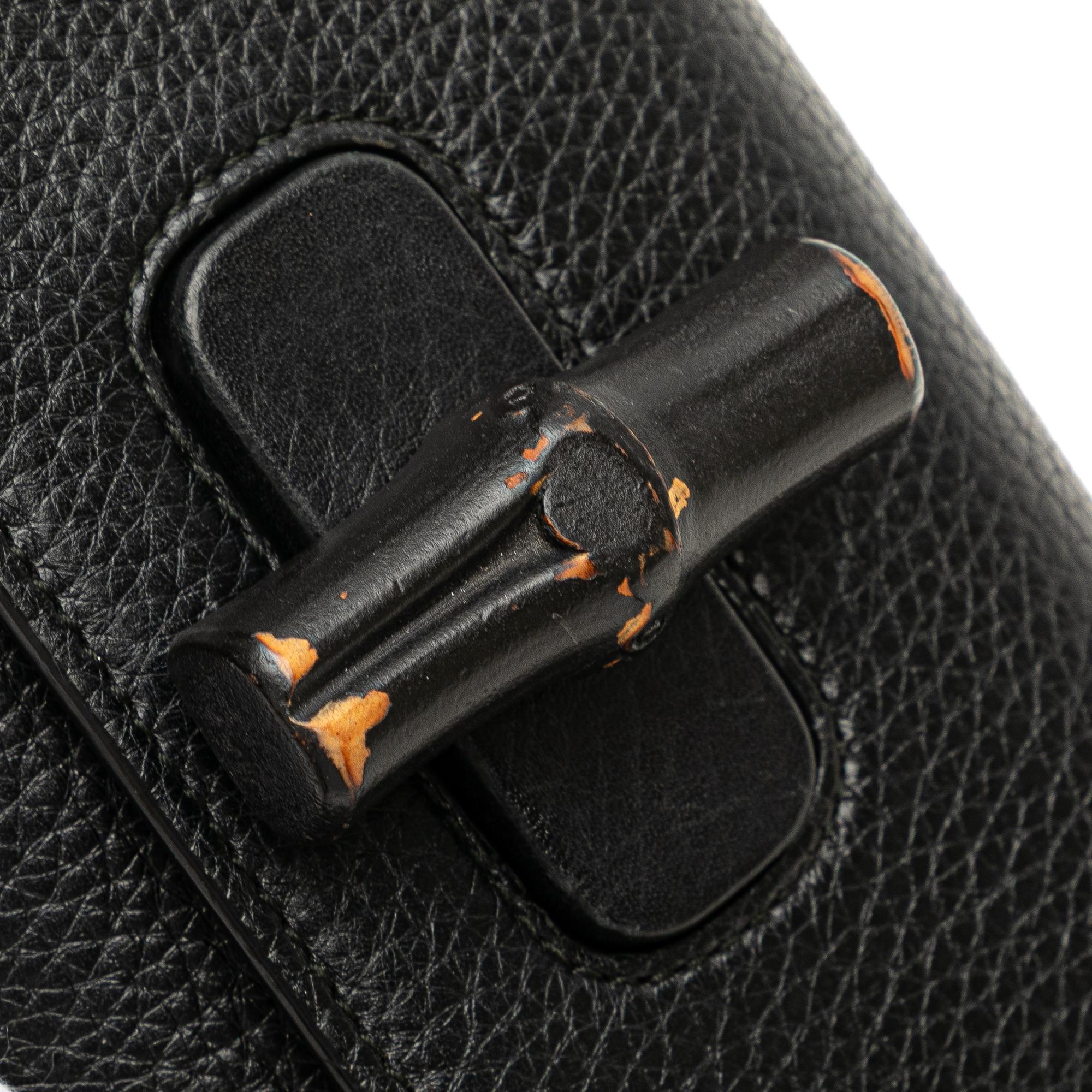 Gucci Small Leather Miss Bamboo Crossbody