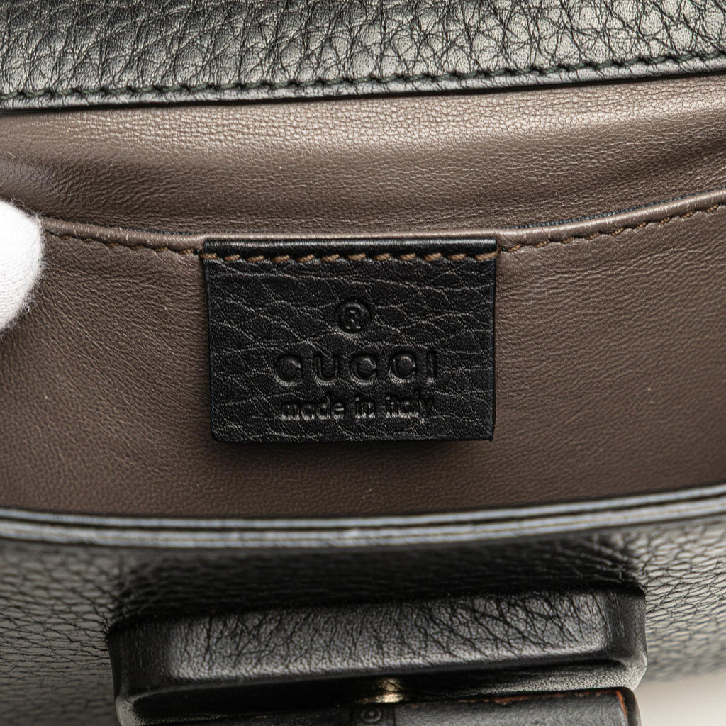 Gucci Small Leather Miss Bamboo Crossbody