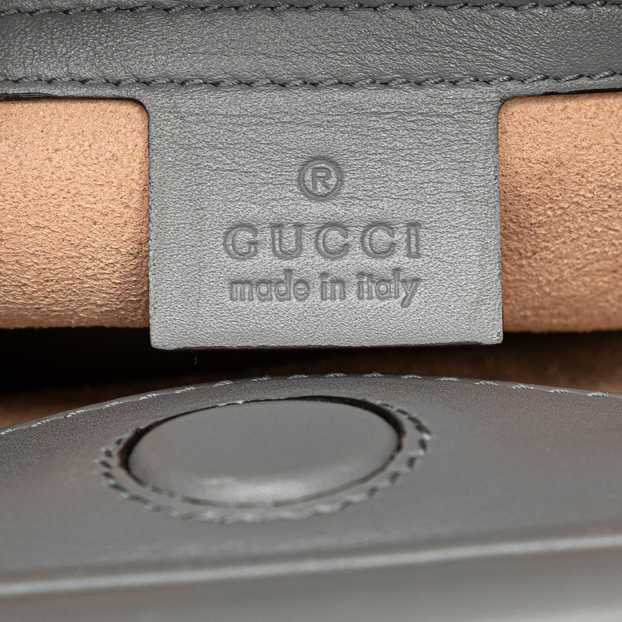 Gucci Small Leather Nymphaea Satchel