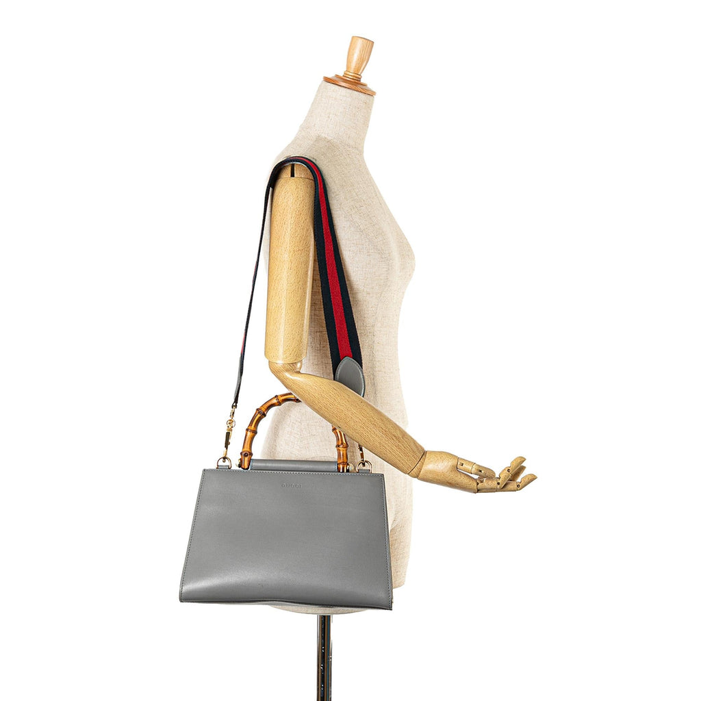 Gucci Small Leather Nymphaea Satchel