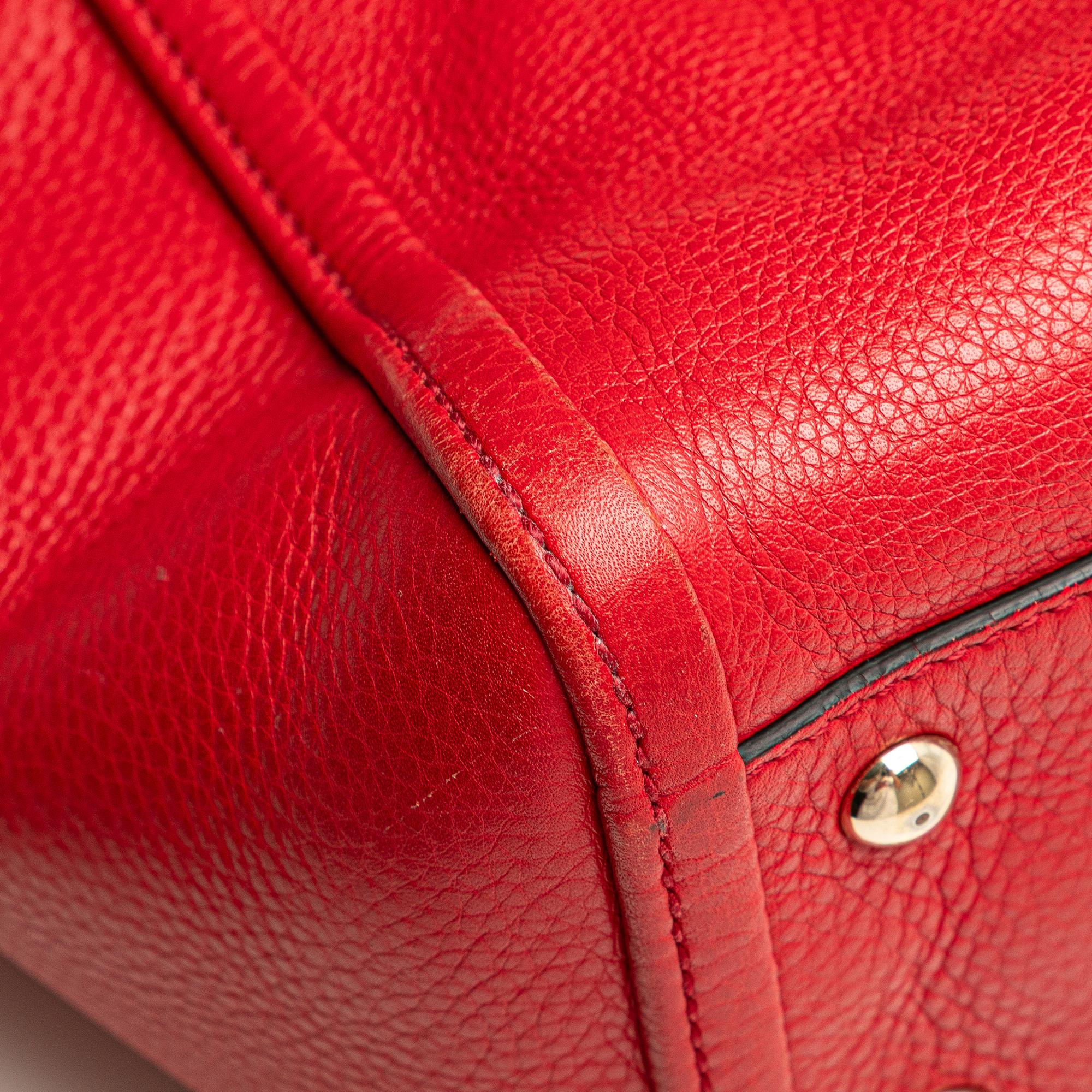 Gucci Small Leather Soho Cellarius Satchel