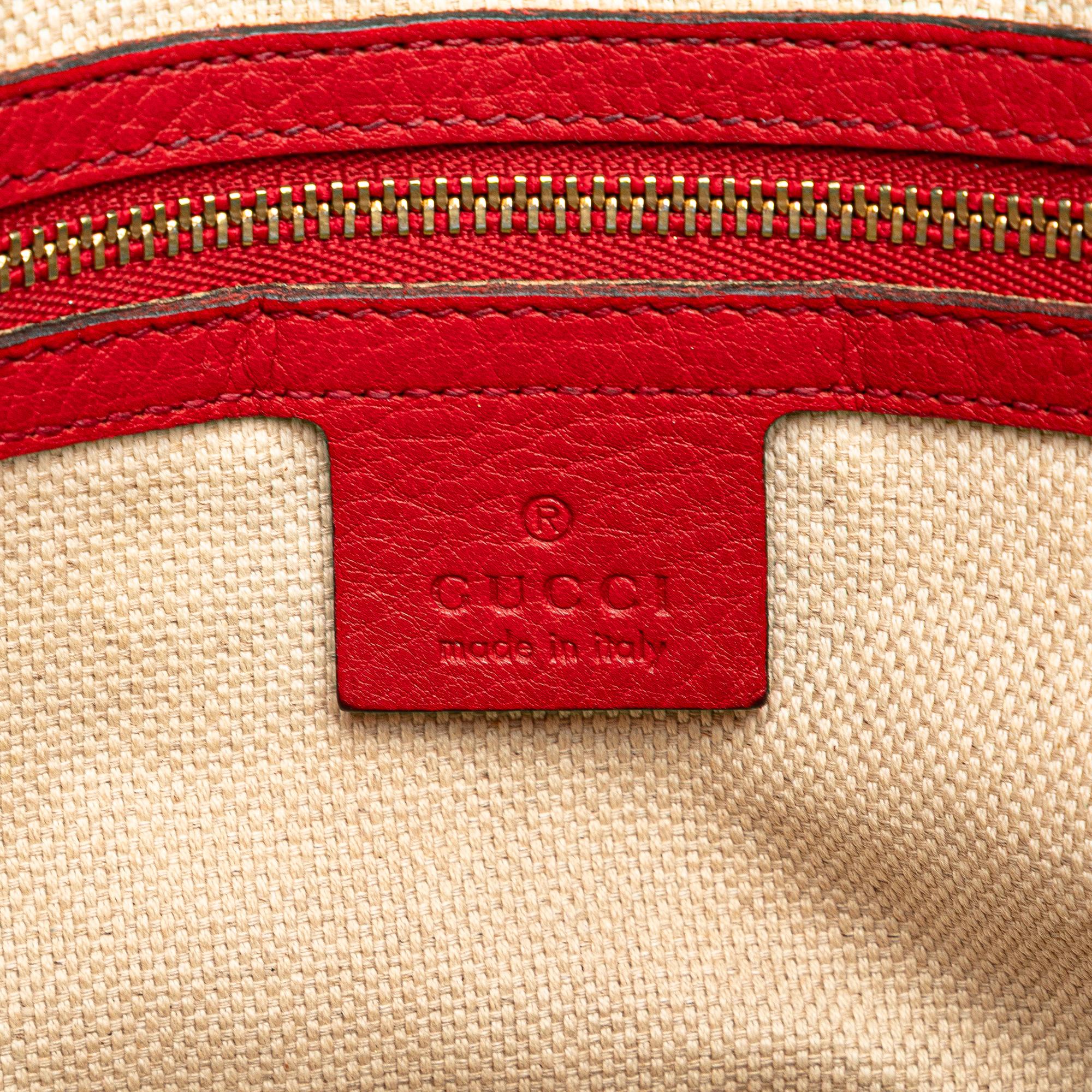 Gucci Small Leather Soho Cellarius Satchel