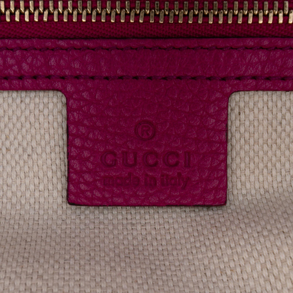Gucci Small Leather Soho Cellarius Satchel