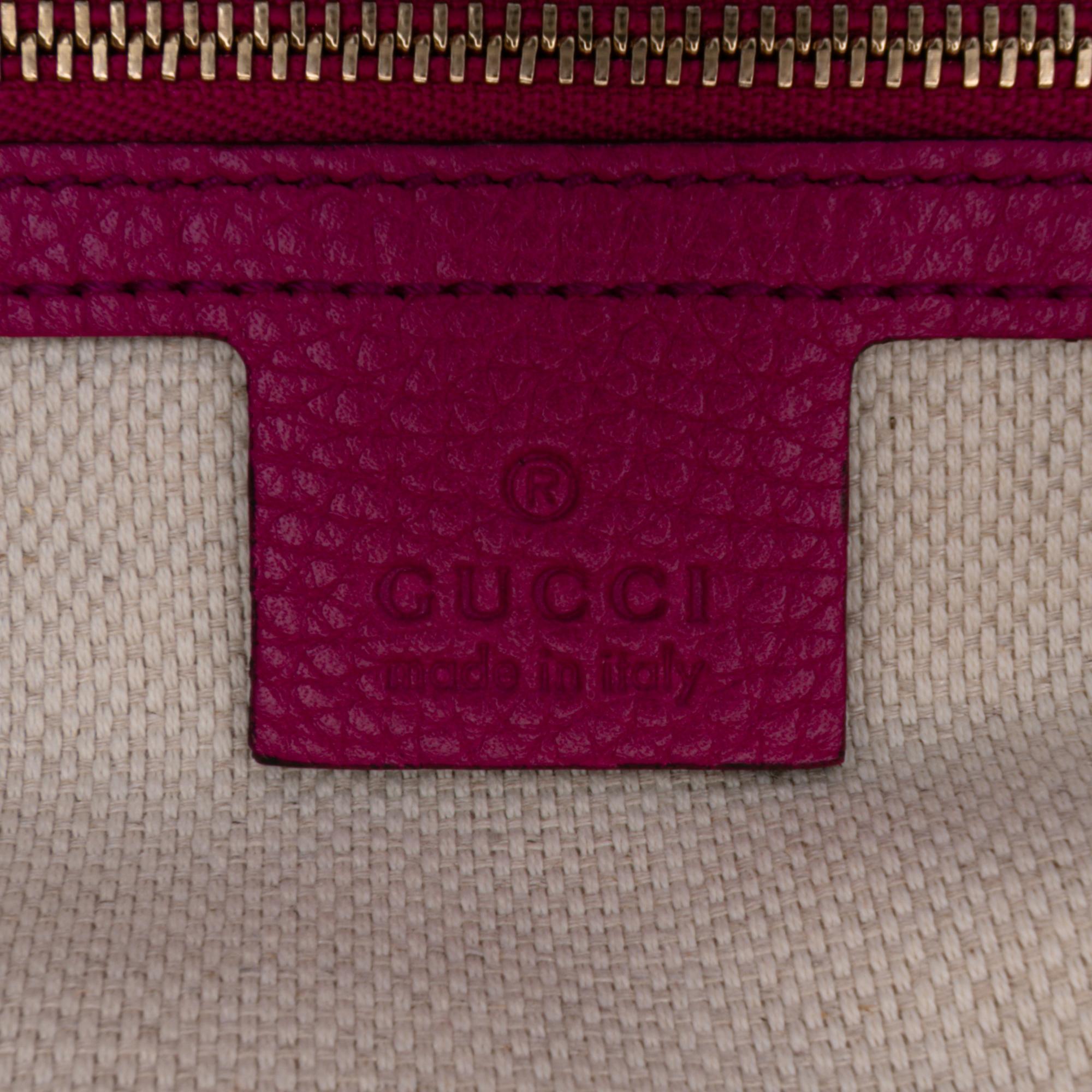 Gucci Small Leather Soho Cellarius Satchel