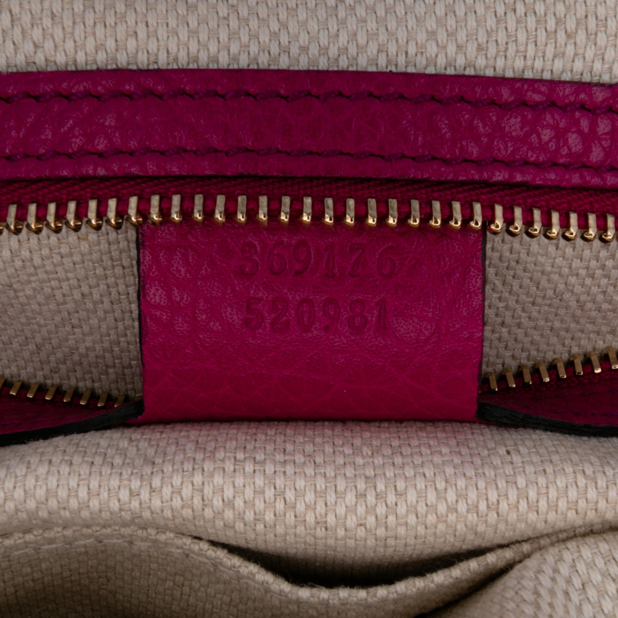 Gucci Small Leather Soho Cellarius Satchel