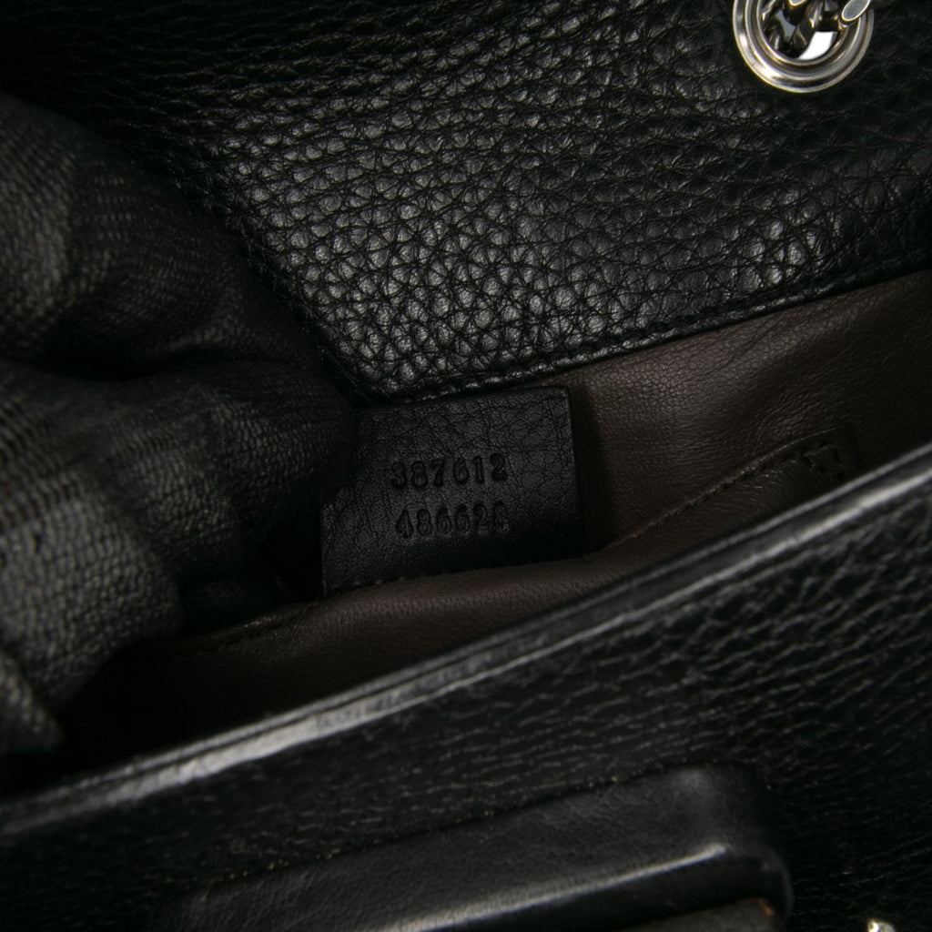 Gucci Small Leather Studded Miss Bamboo Crossbody