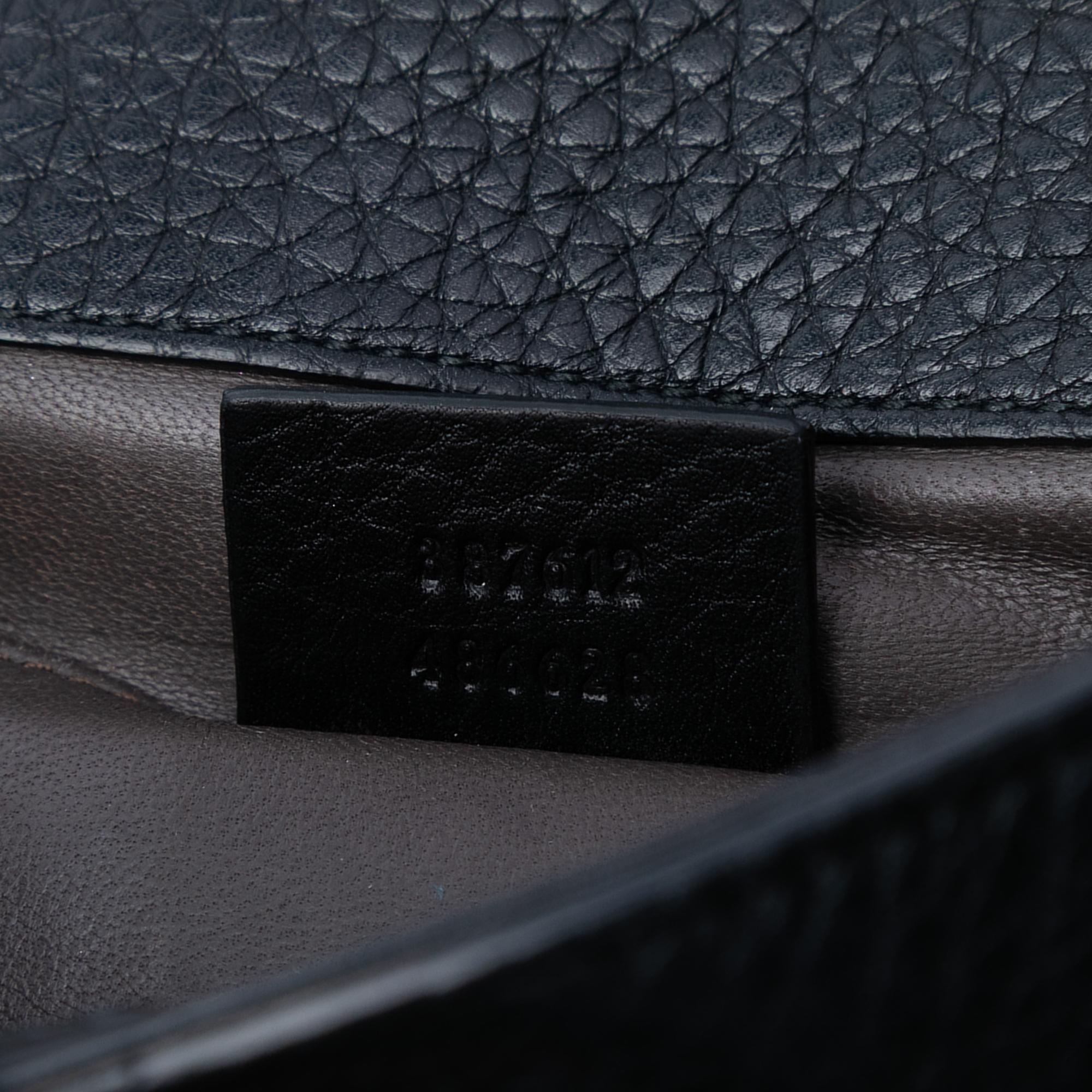 Gucci Small Leather Studded Miss Bamboo Crossbody