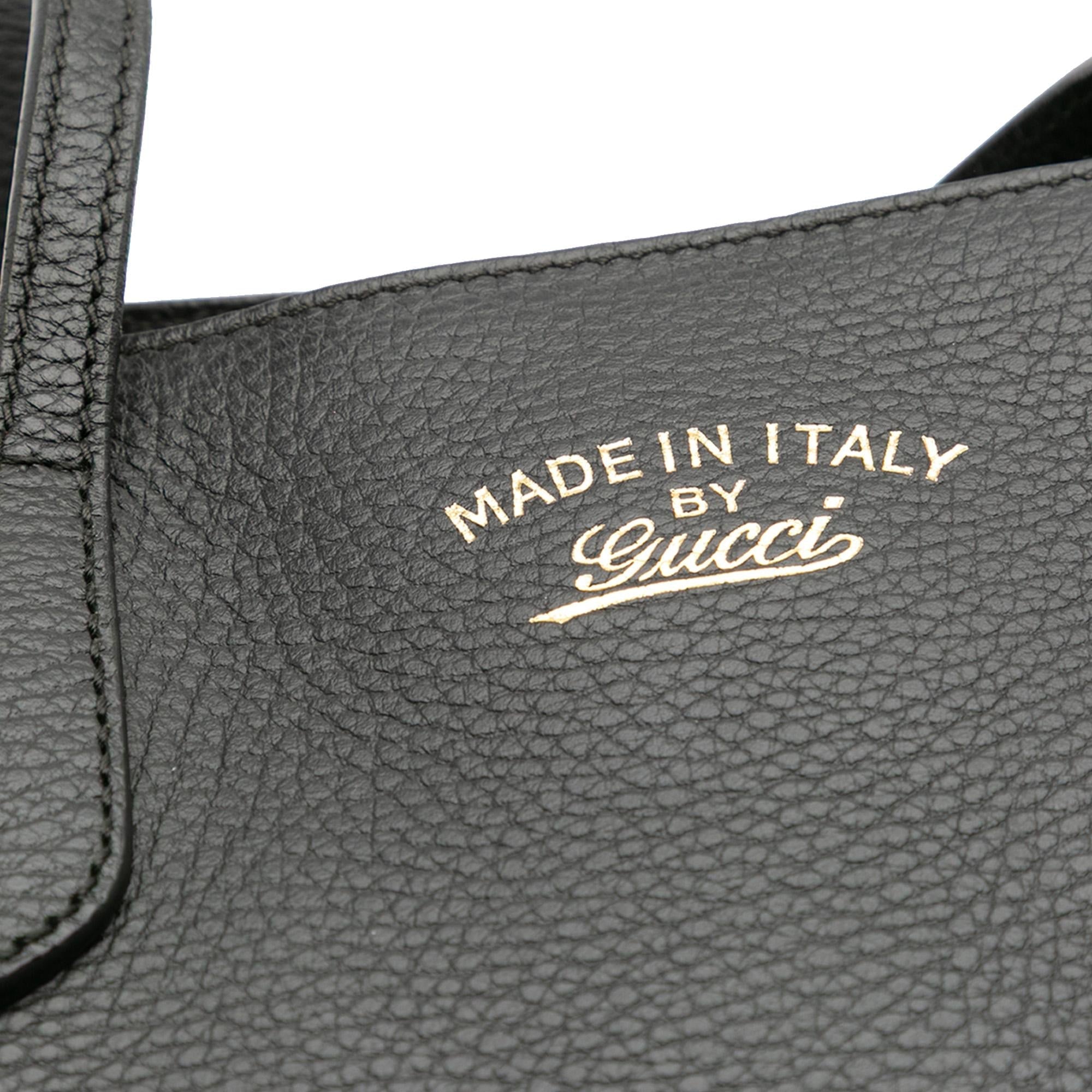 Gucci Small Leather Swing Tote