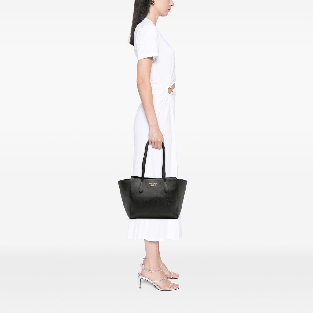 Gucci Small Leather Swing Tote