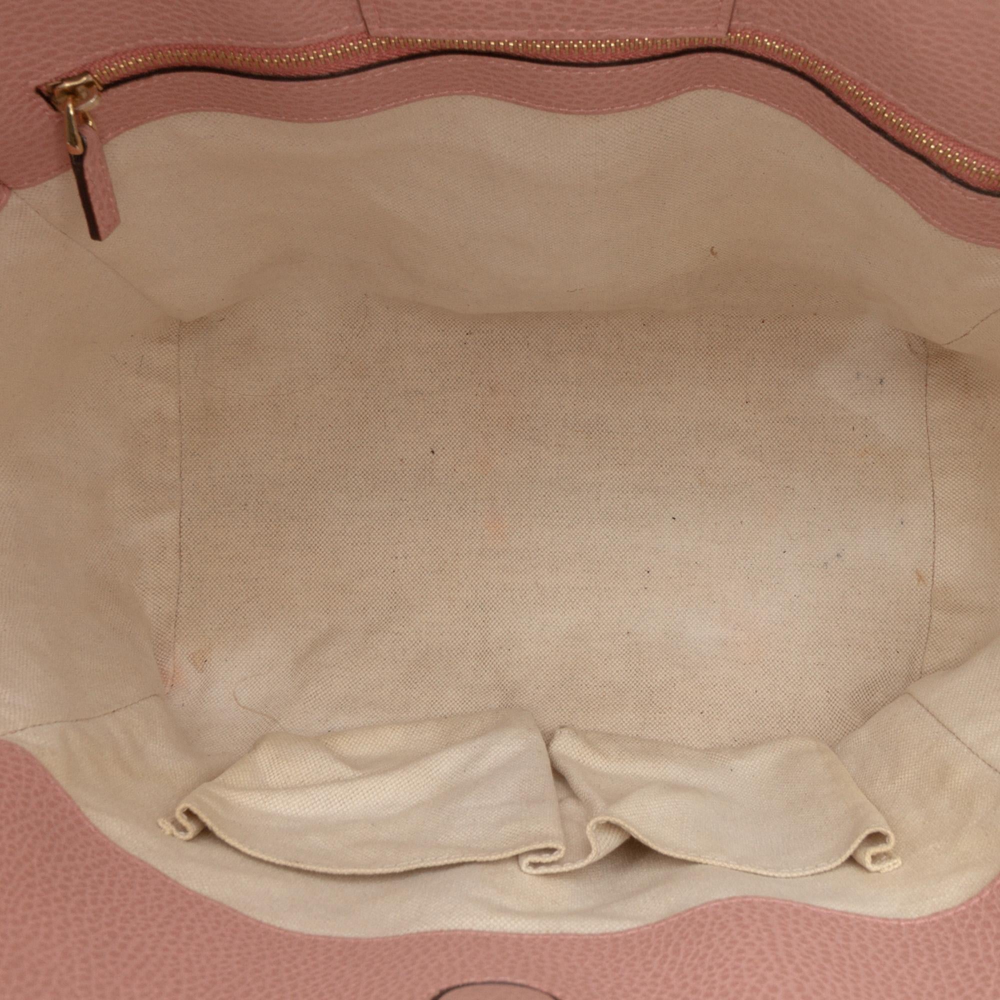 Gucci Small Leather Swing Tote