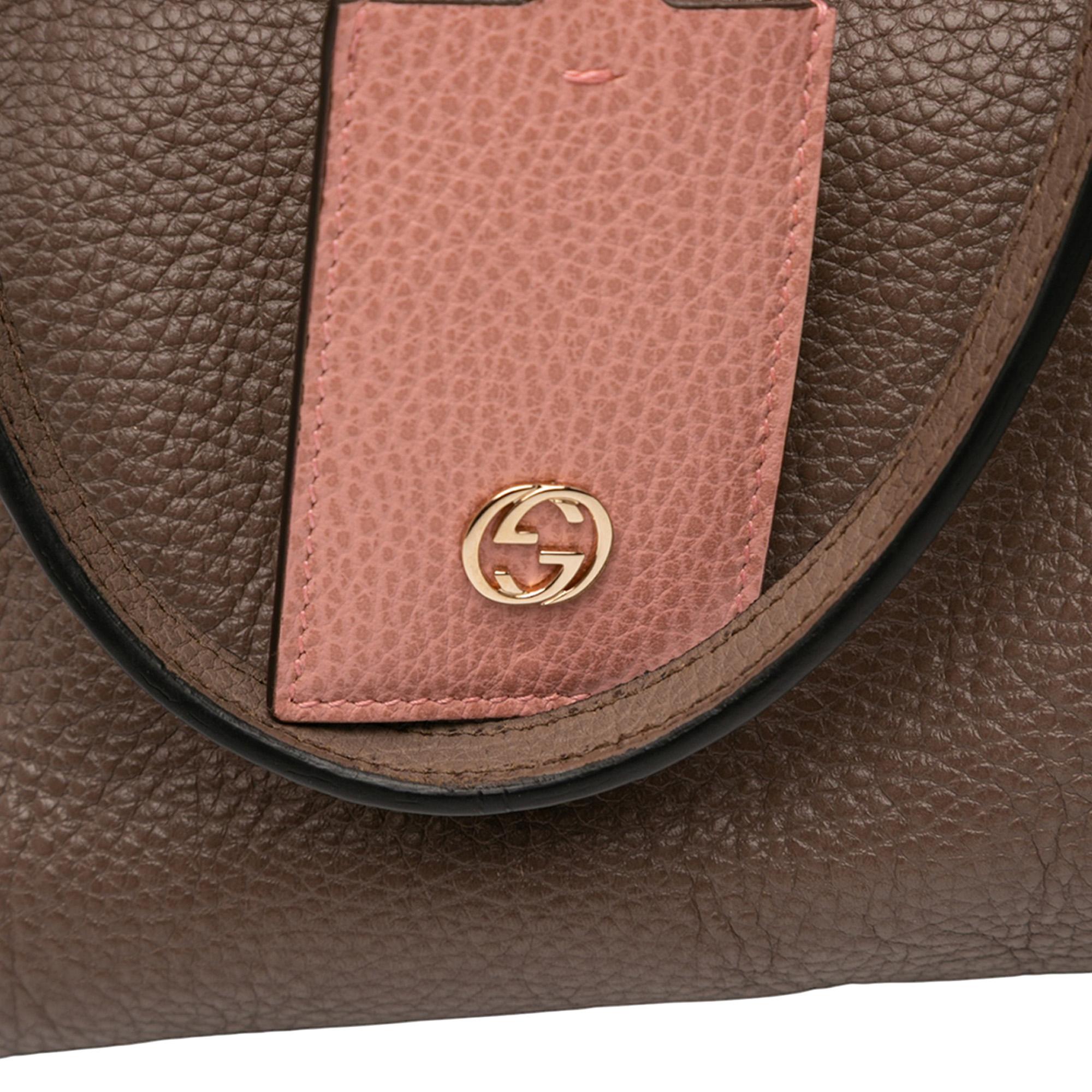Gucci Small Leather Swing Tote