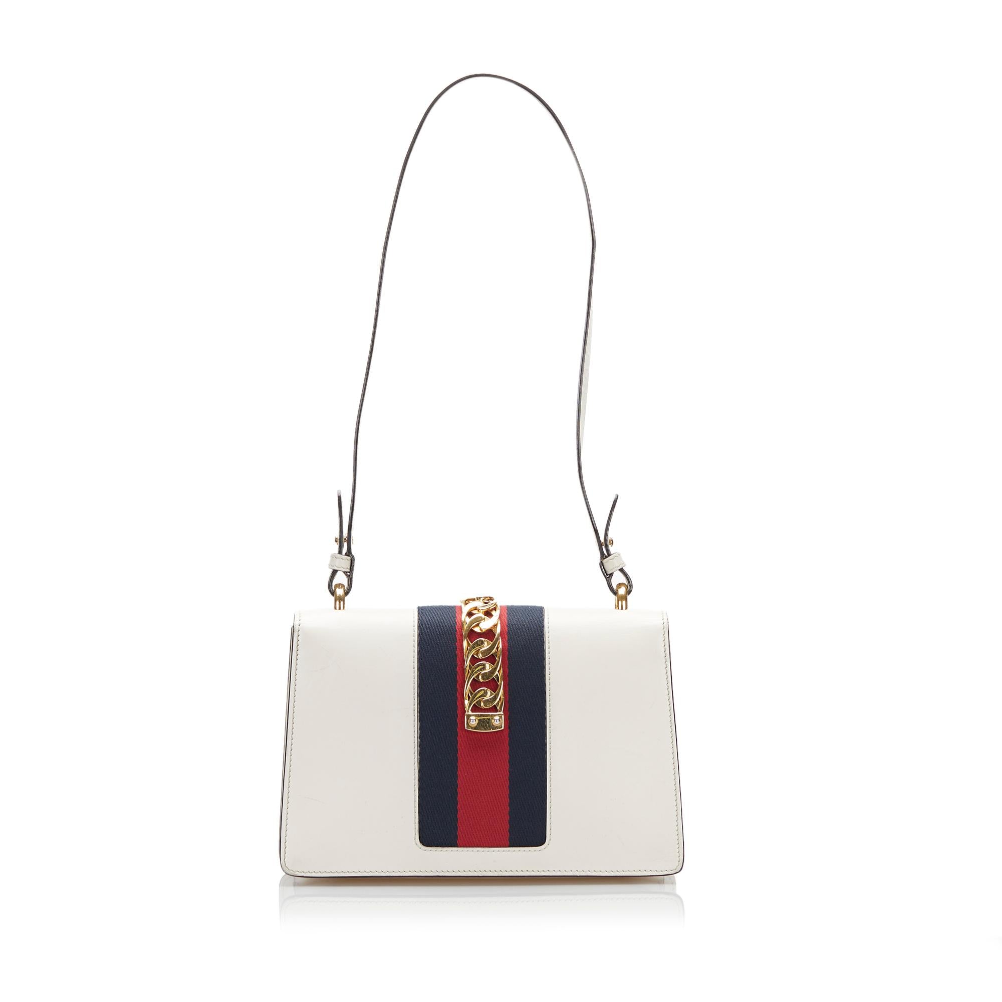 Gucci Small Leather Sylvie Satchel
