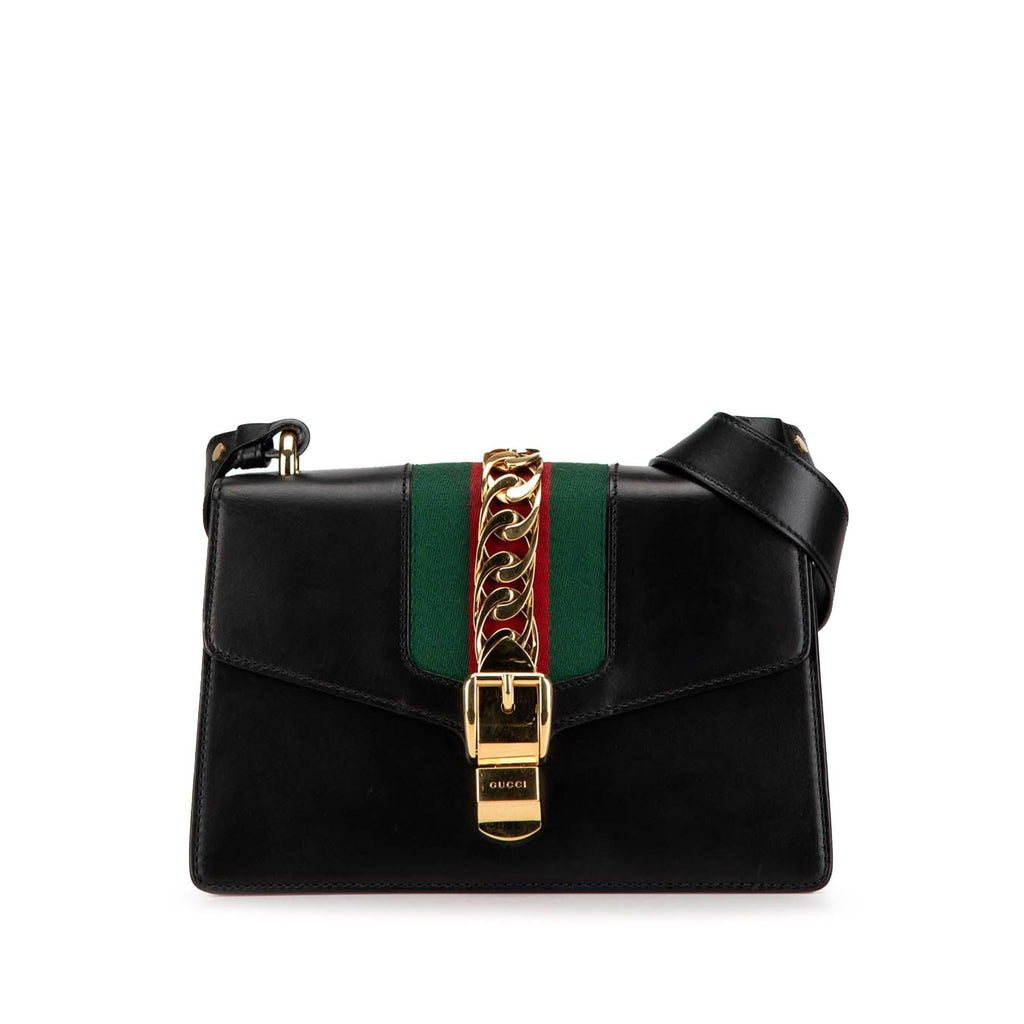Gucci Small Leather Sylvie Satchel