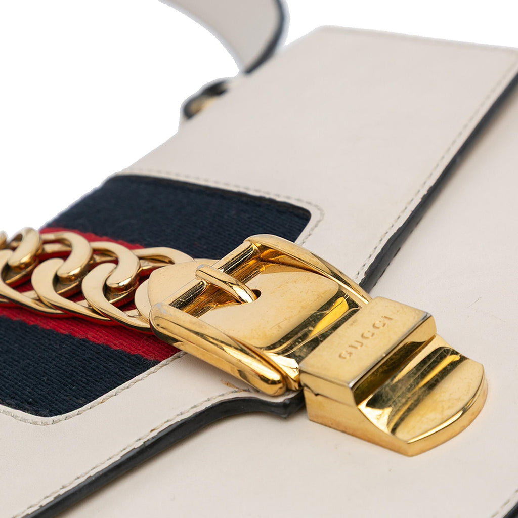 Gucci Small Leather Sylvie Satchel