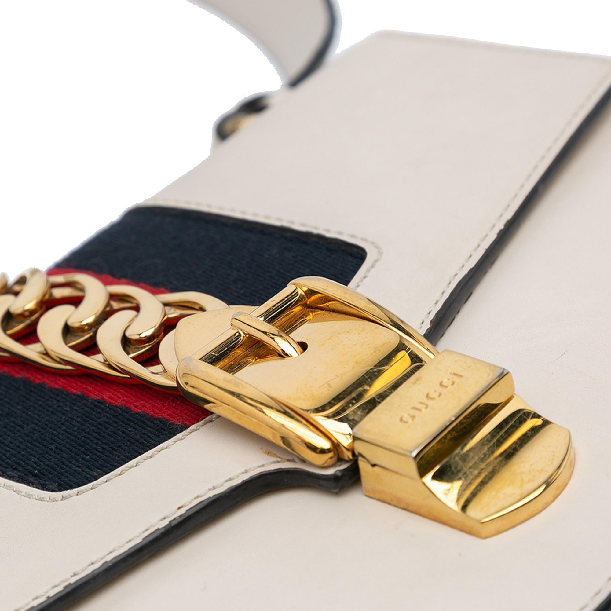 Gucci Small Leather Sylvie Satchel