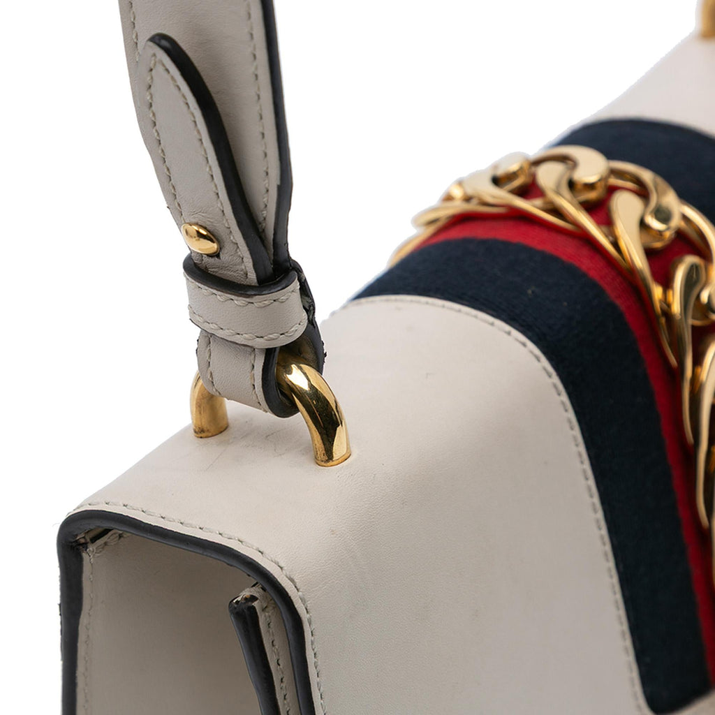 Gucci Small Leather Sylvie Satchel