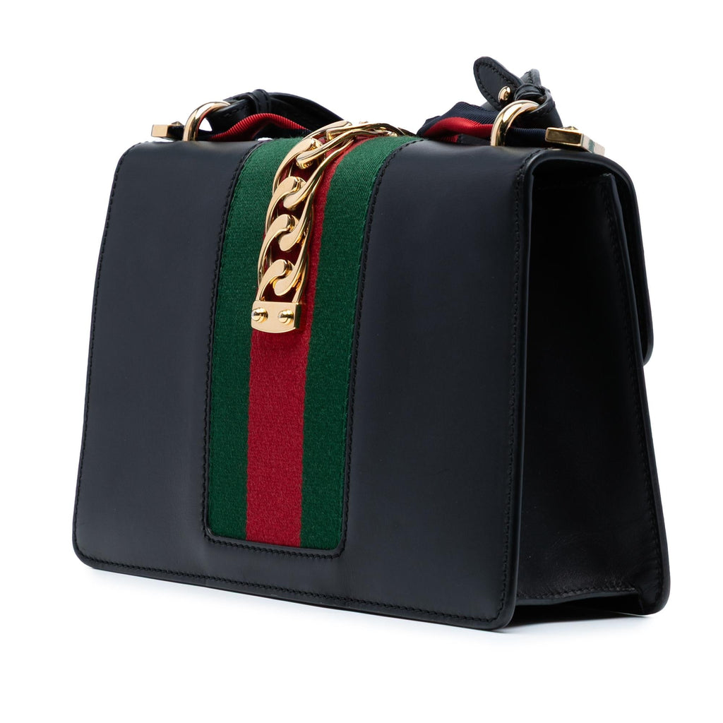 Gucci Small Leather Sylvie Satchel