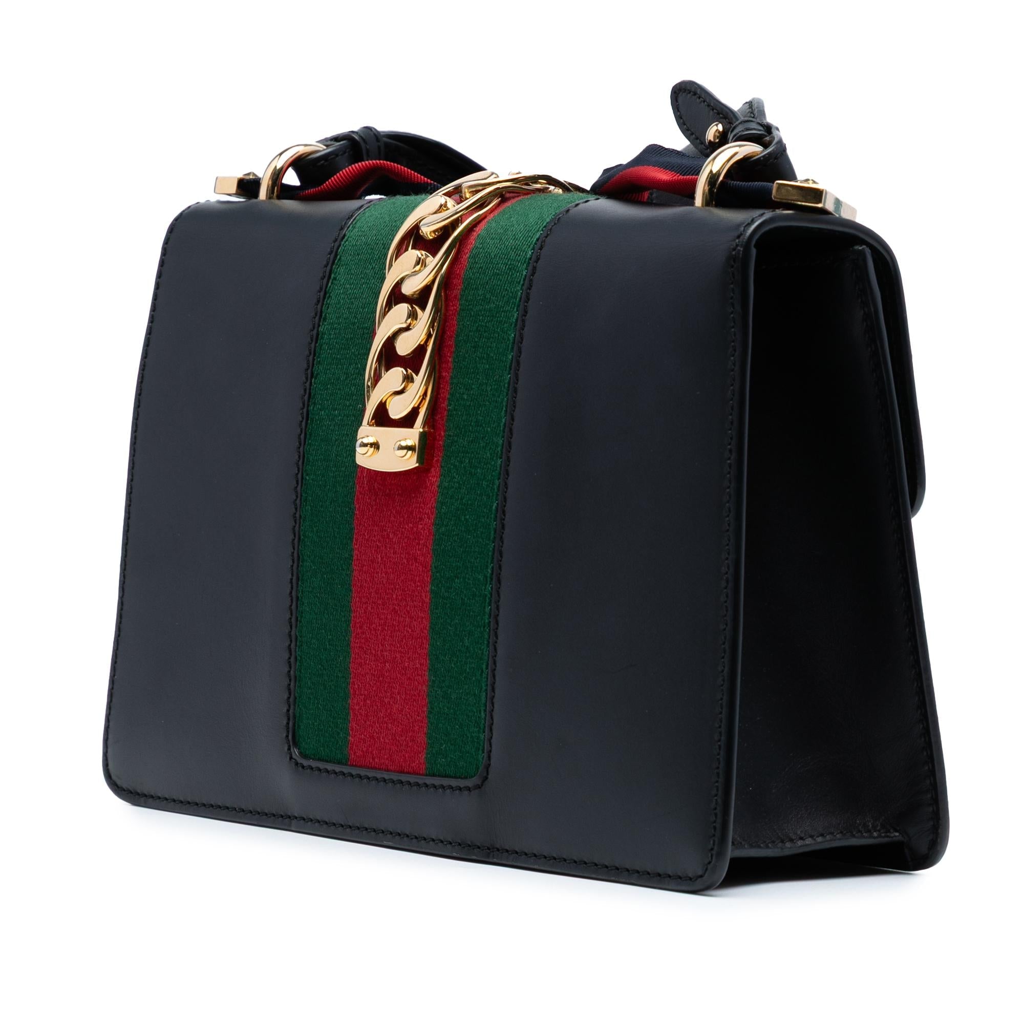 Gucci Small Leather Sylvie Satchel