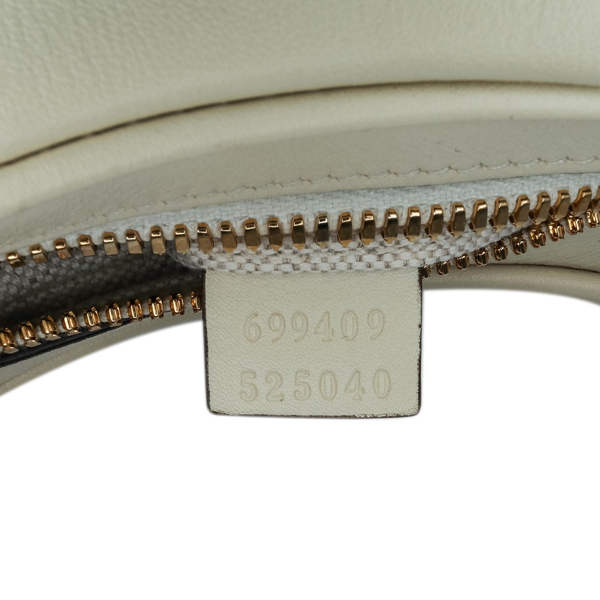 Gucci Small Leather Web Attache Crossbody
