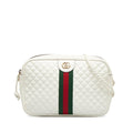 Gucci Small Leather Web Trapuntata Crossbody (SHG-2gYJQ8)