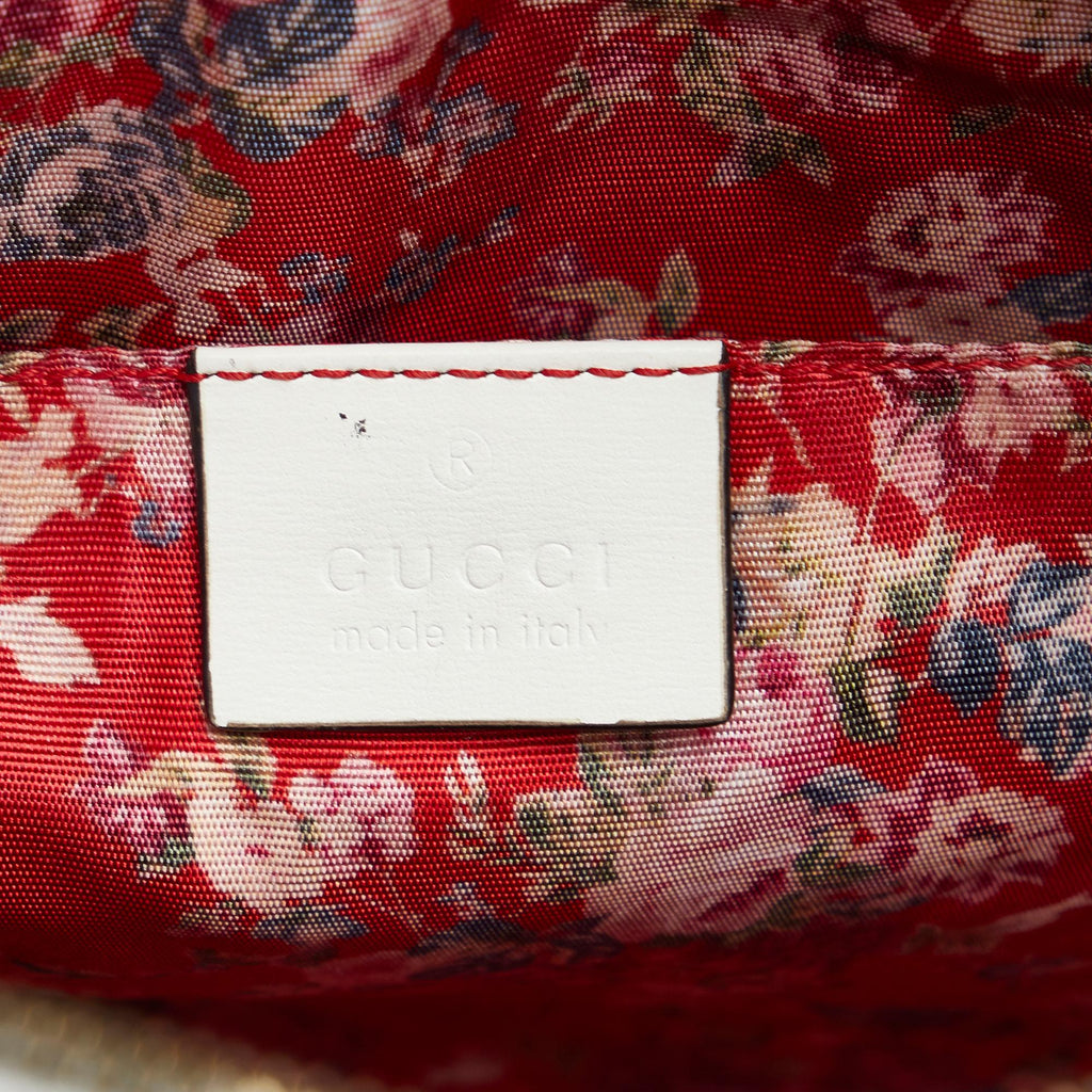 Gucci Small Leather Web Trapuntata Crossbody (SHG-2gYJQ8)