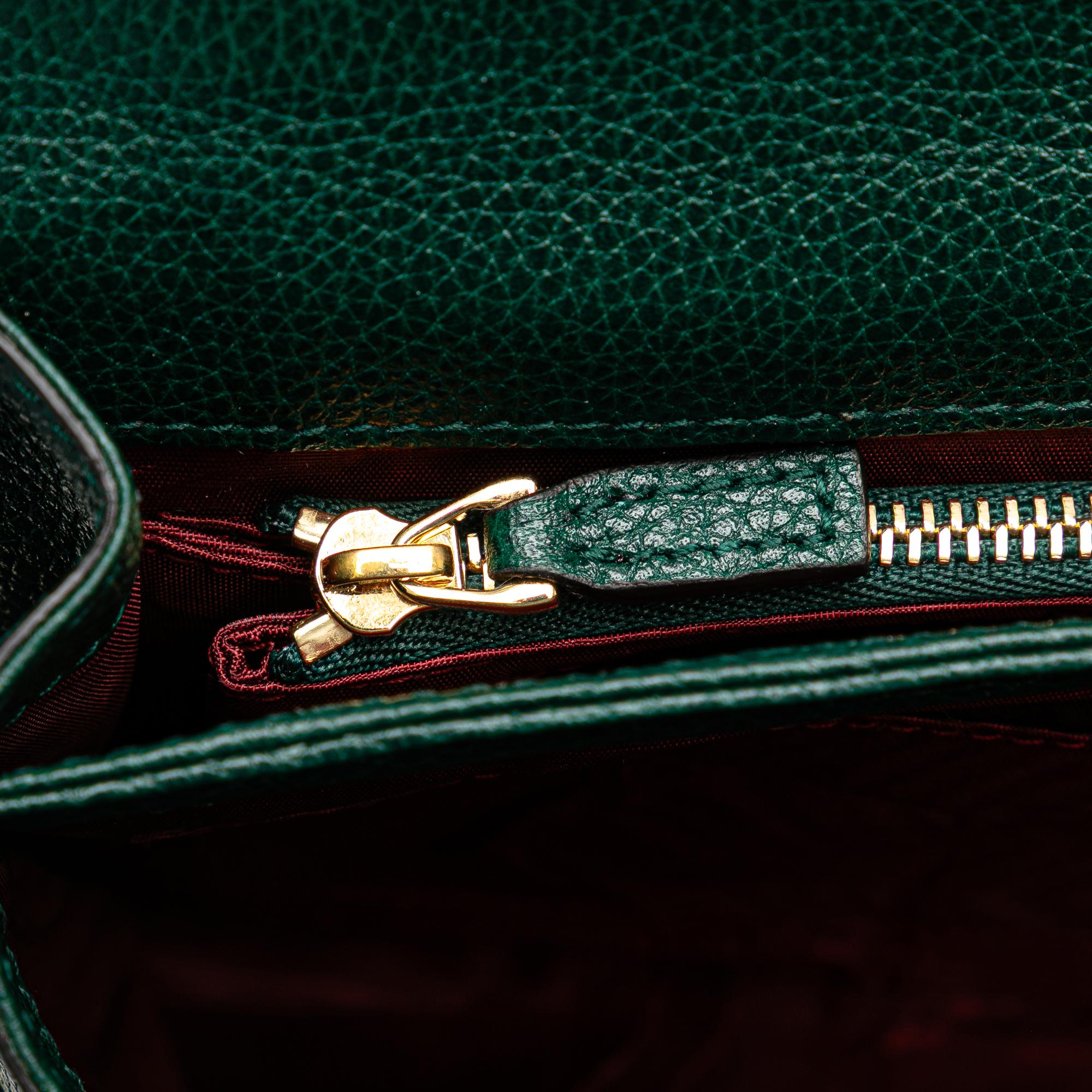 Gucci Small Leather Zumi Flap Crossbody