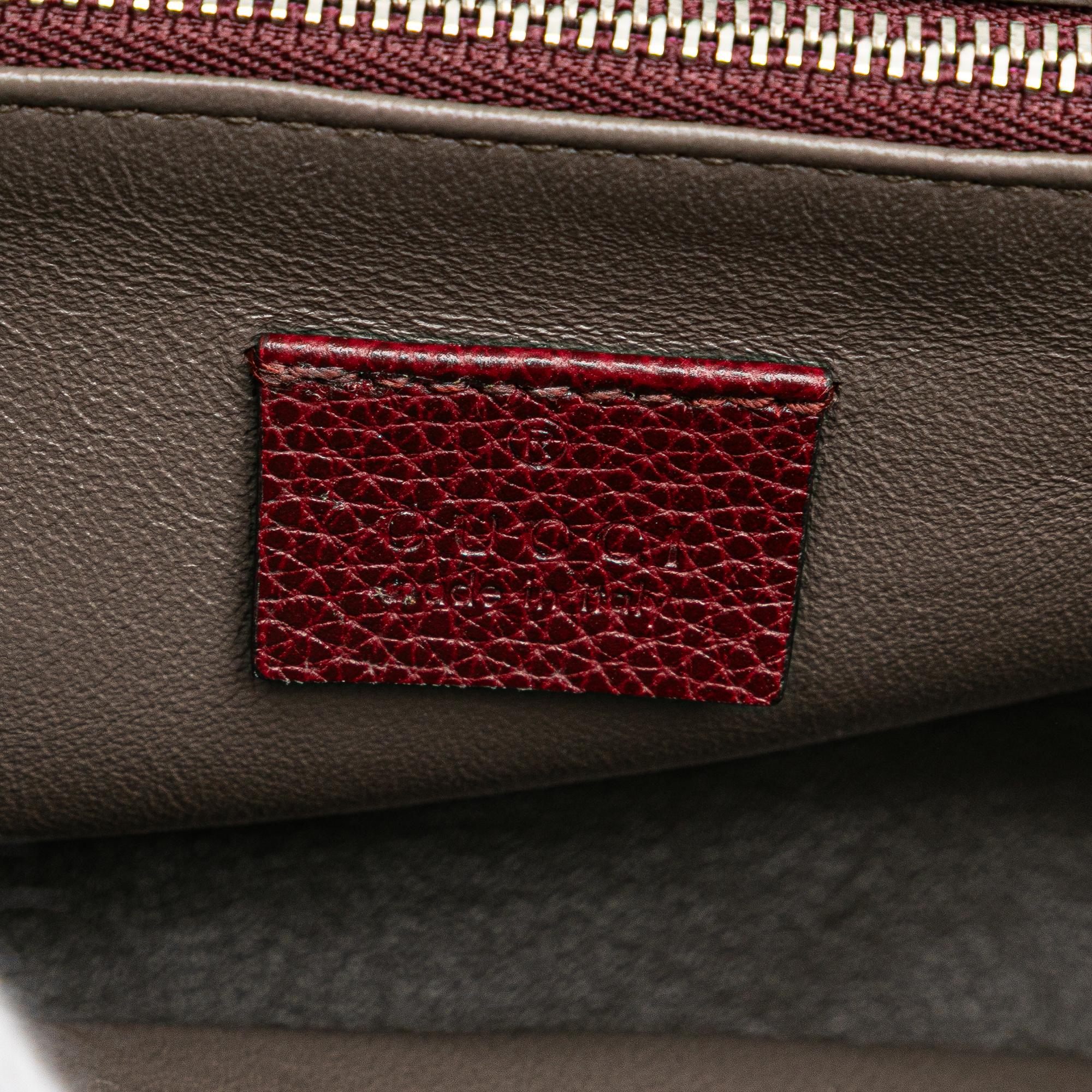 Gucci Small Leather Zumi Satchel