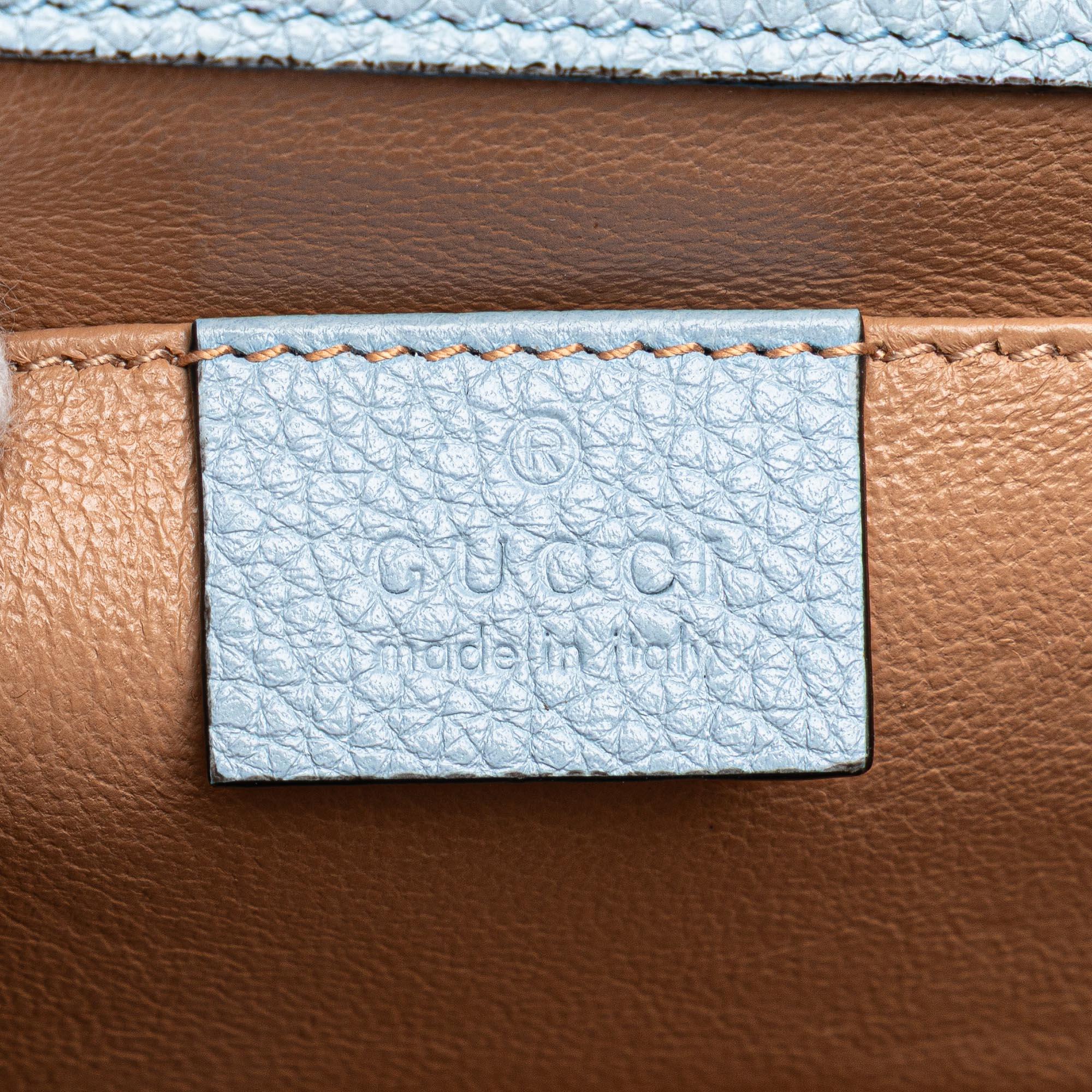 Gucci Small Leather Zumi Satchel