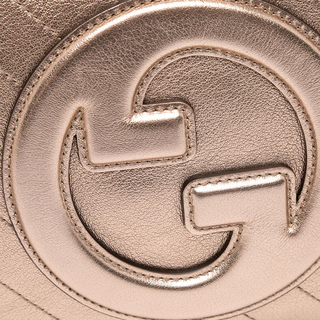 Gucci Small Metallic Calfskin Blondie Crossbody