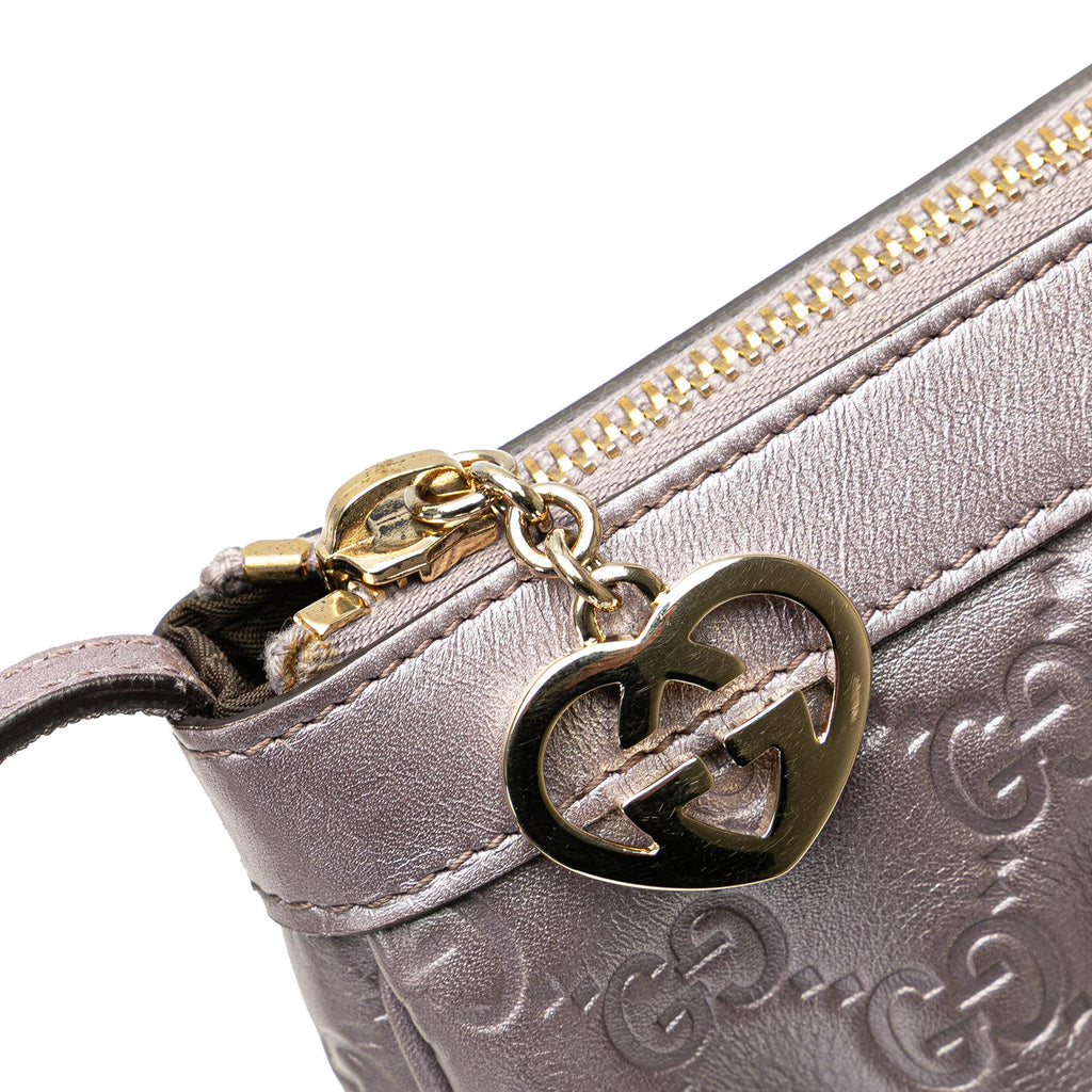 Gucci Small Metallic Guccissima Lovely Crossbody