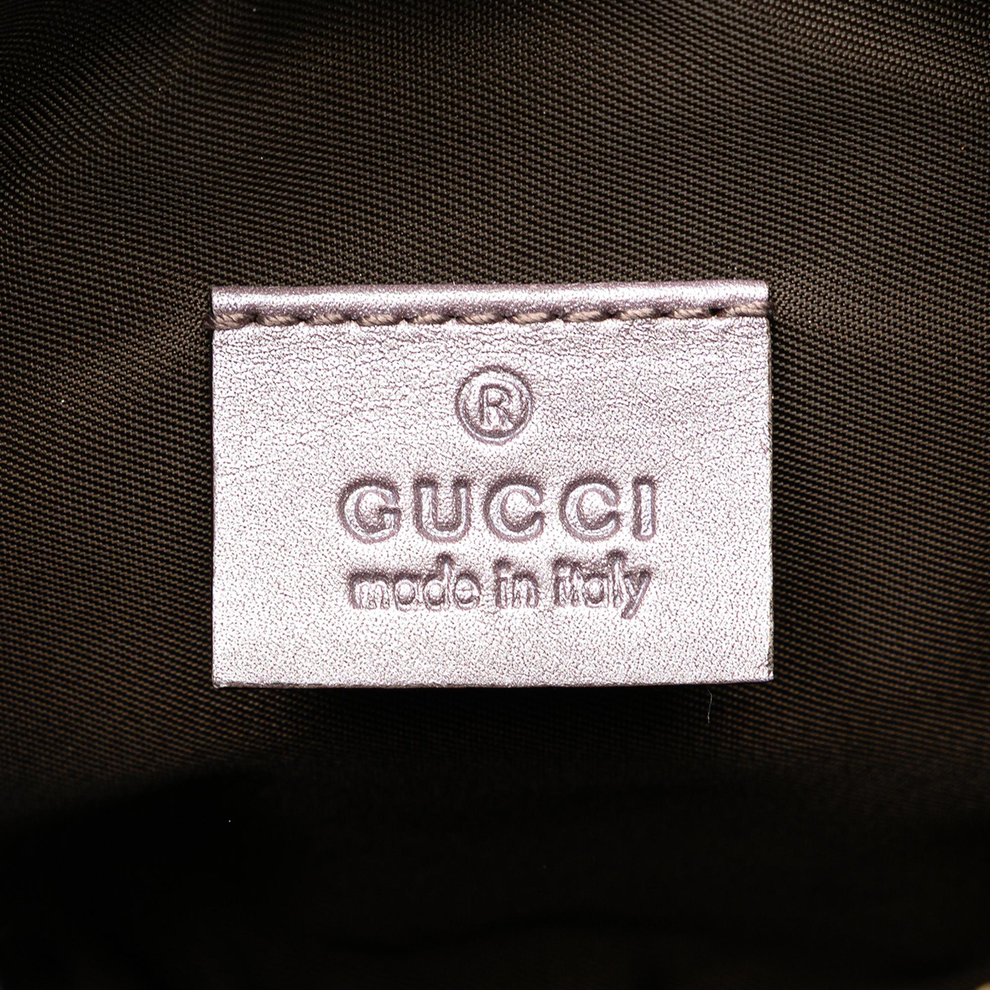 Gucci Small Metallic Guccissima Lovely Crossbody
