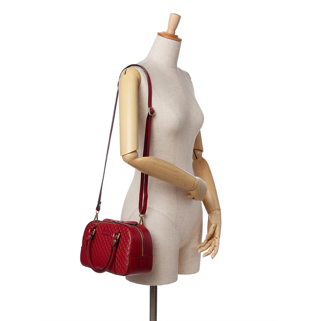 Gucci Small Microguccissima Bree Satchel