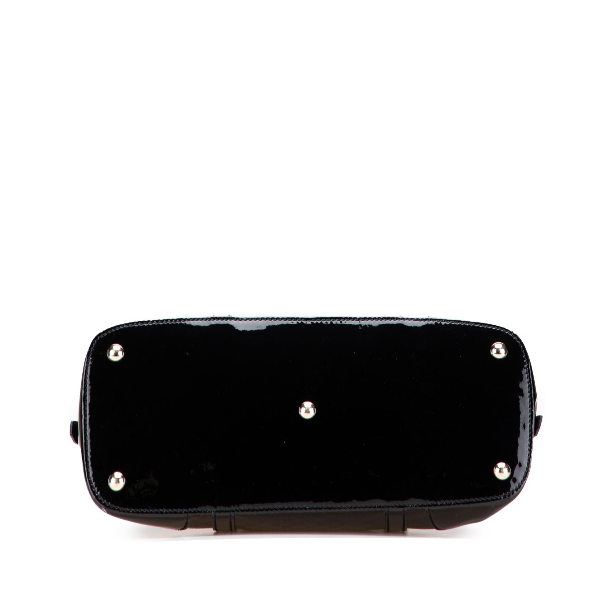 Gucci Small Microguccissima Patent Nice Satchel