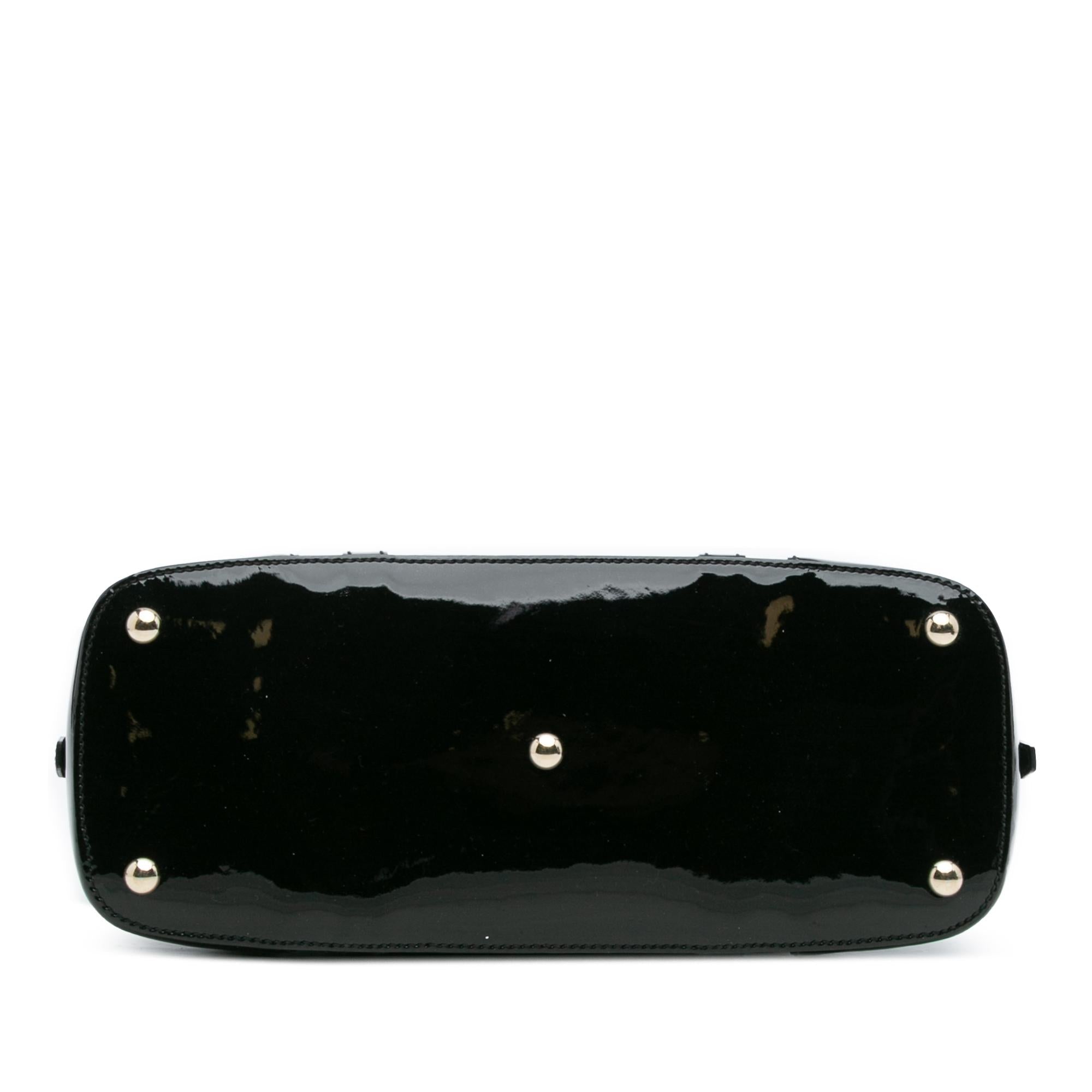 Gucci Small Microguccissima PatLBt Nice Satchel