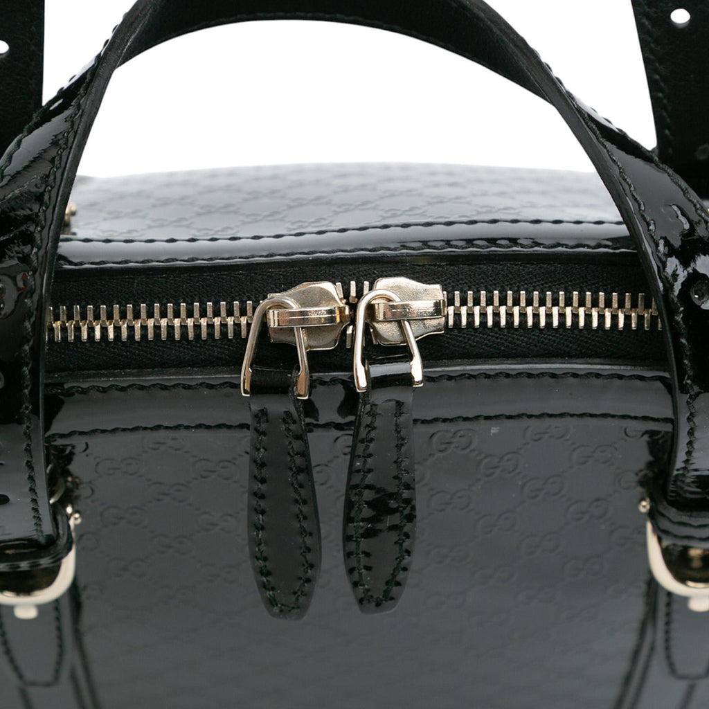 Gucci Small Microguccissima PatLBt Nice Satchel